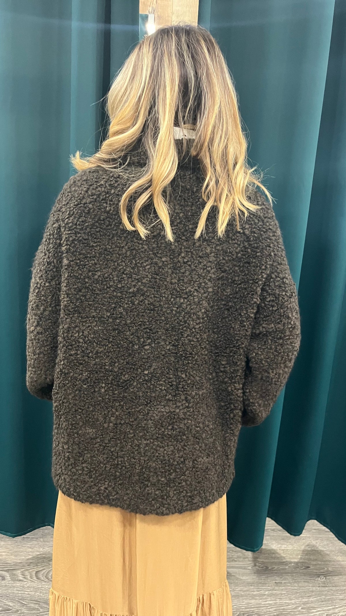 Cappotto Bouclè Kontatto Moro