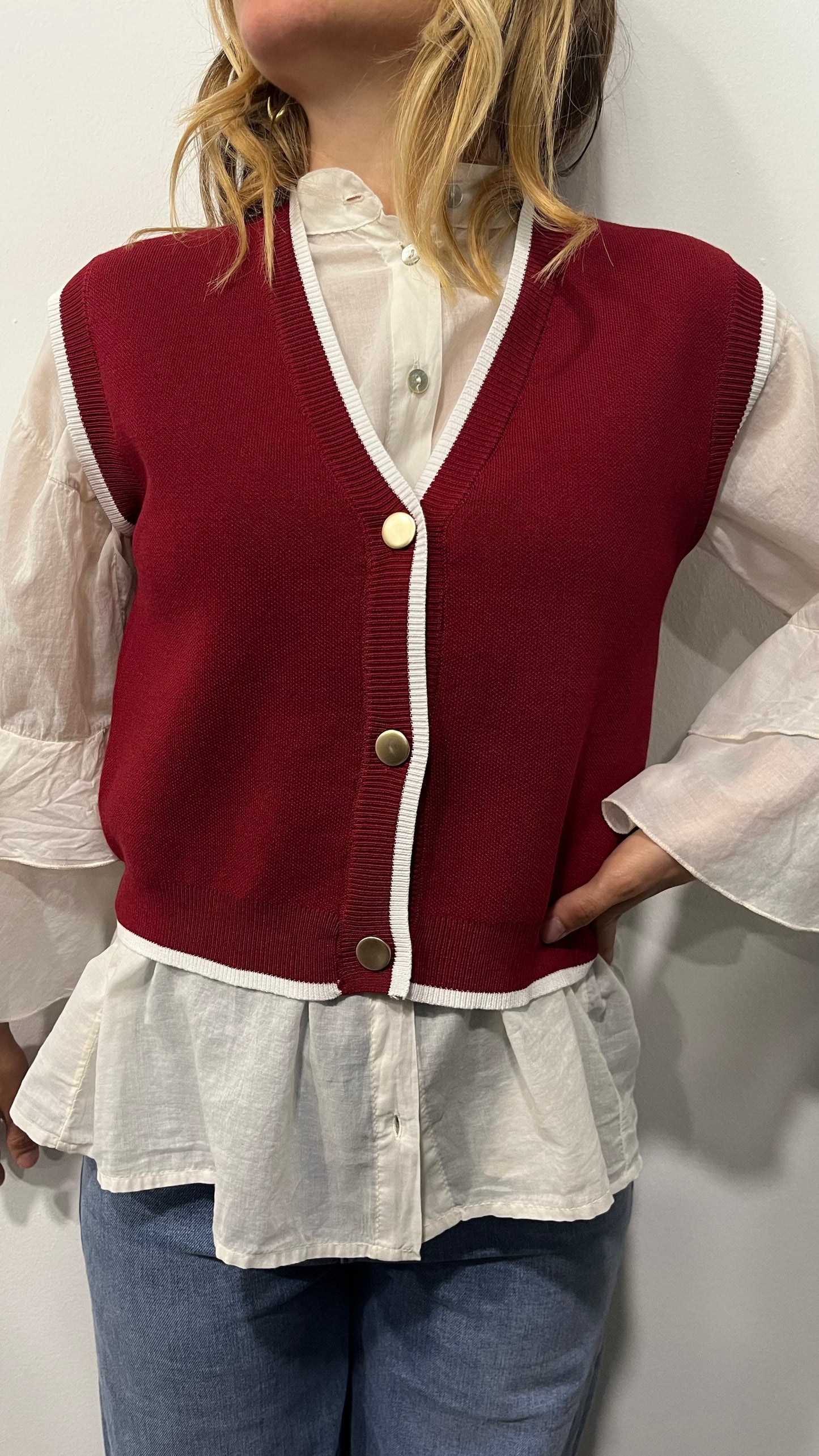 Gilet in Viscosa