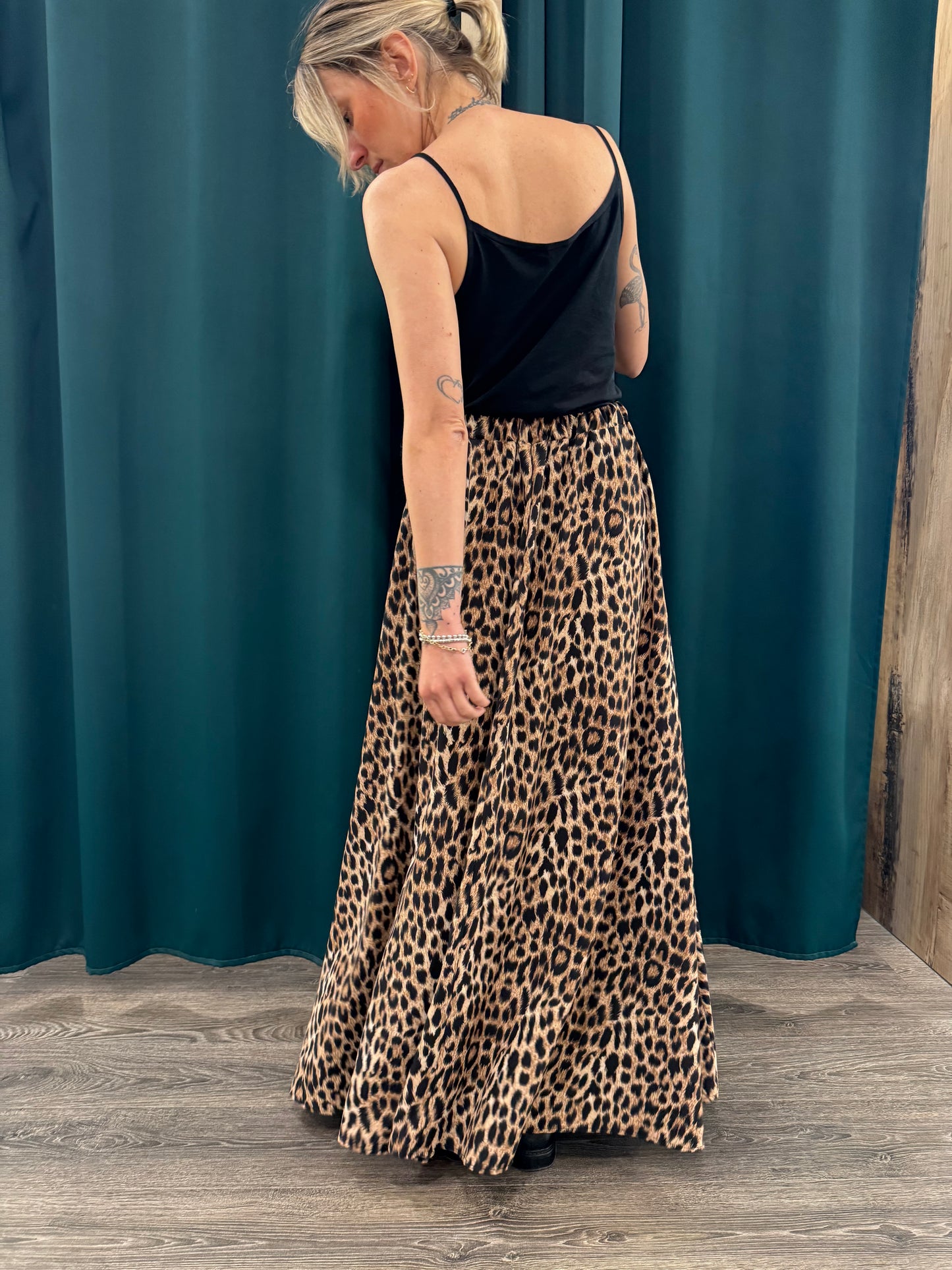 Gonna Lila Animalier
