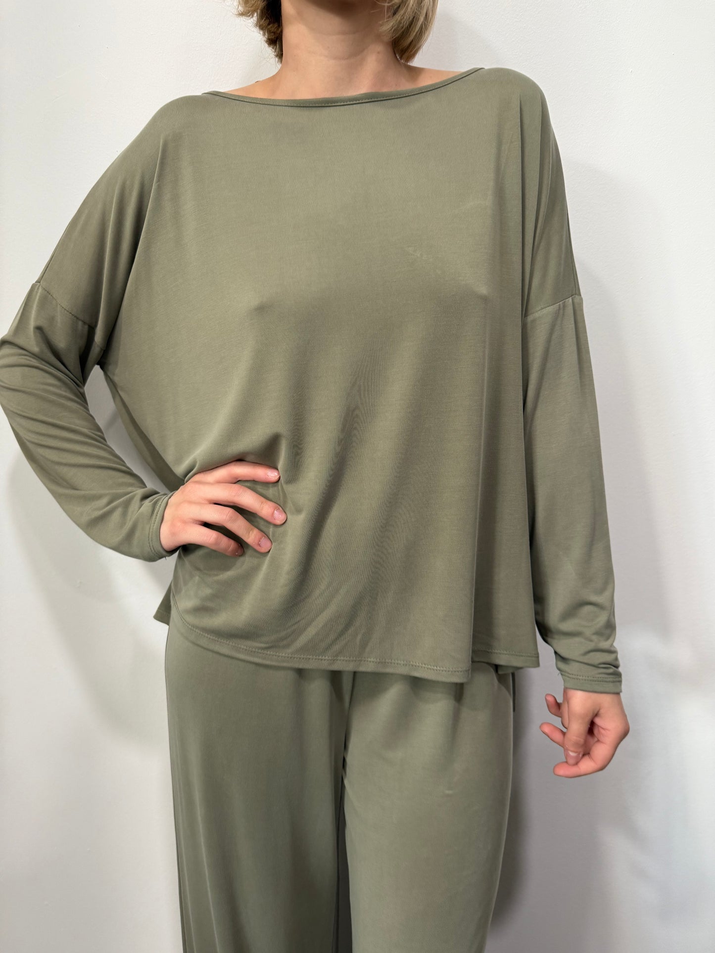 Maglia da Coordinato Verde Salvia