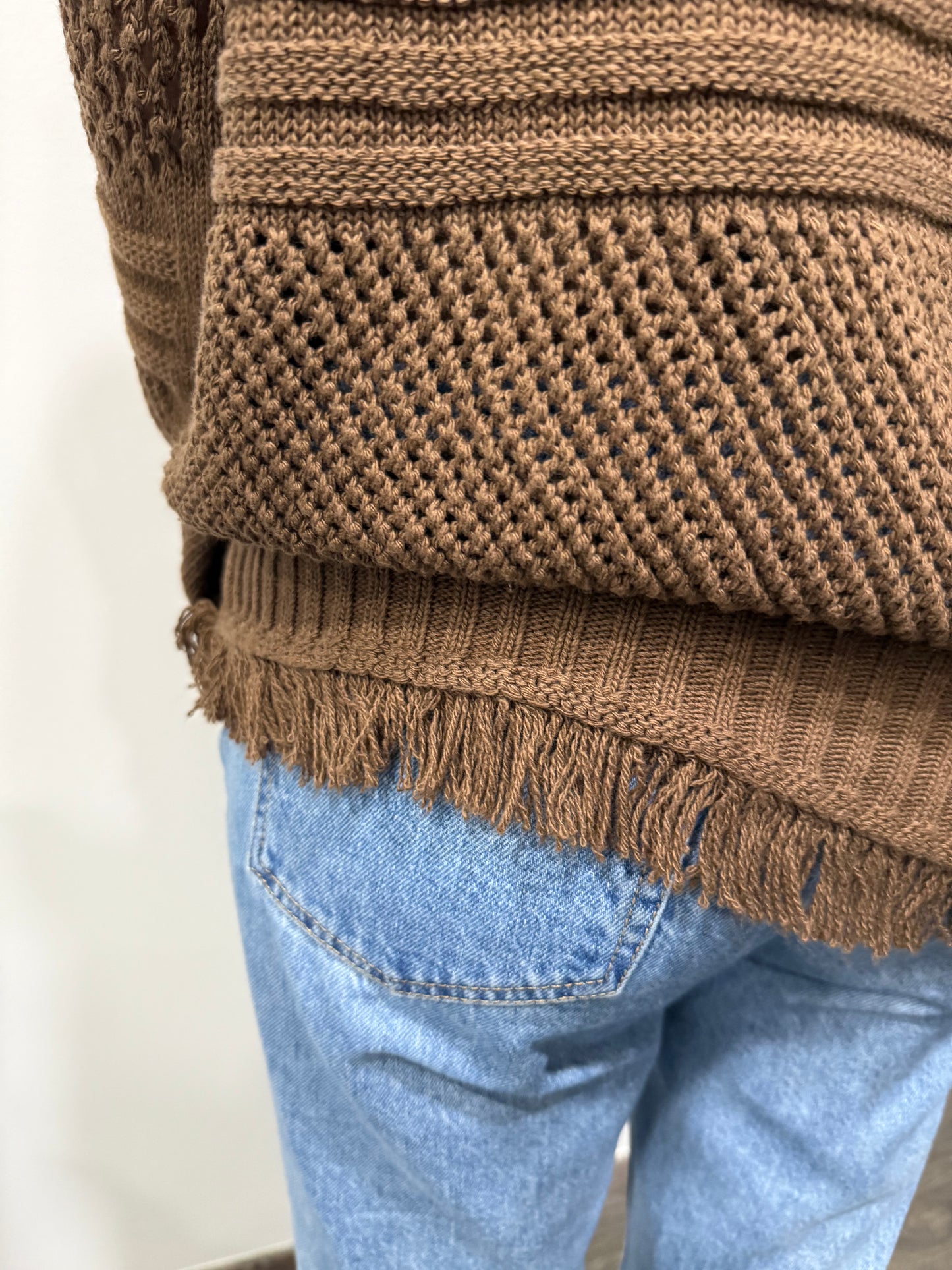 Maglione Cotone Vicolo Traforato