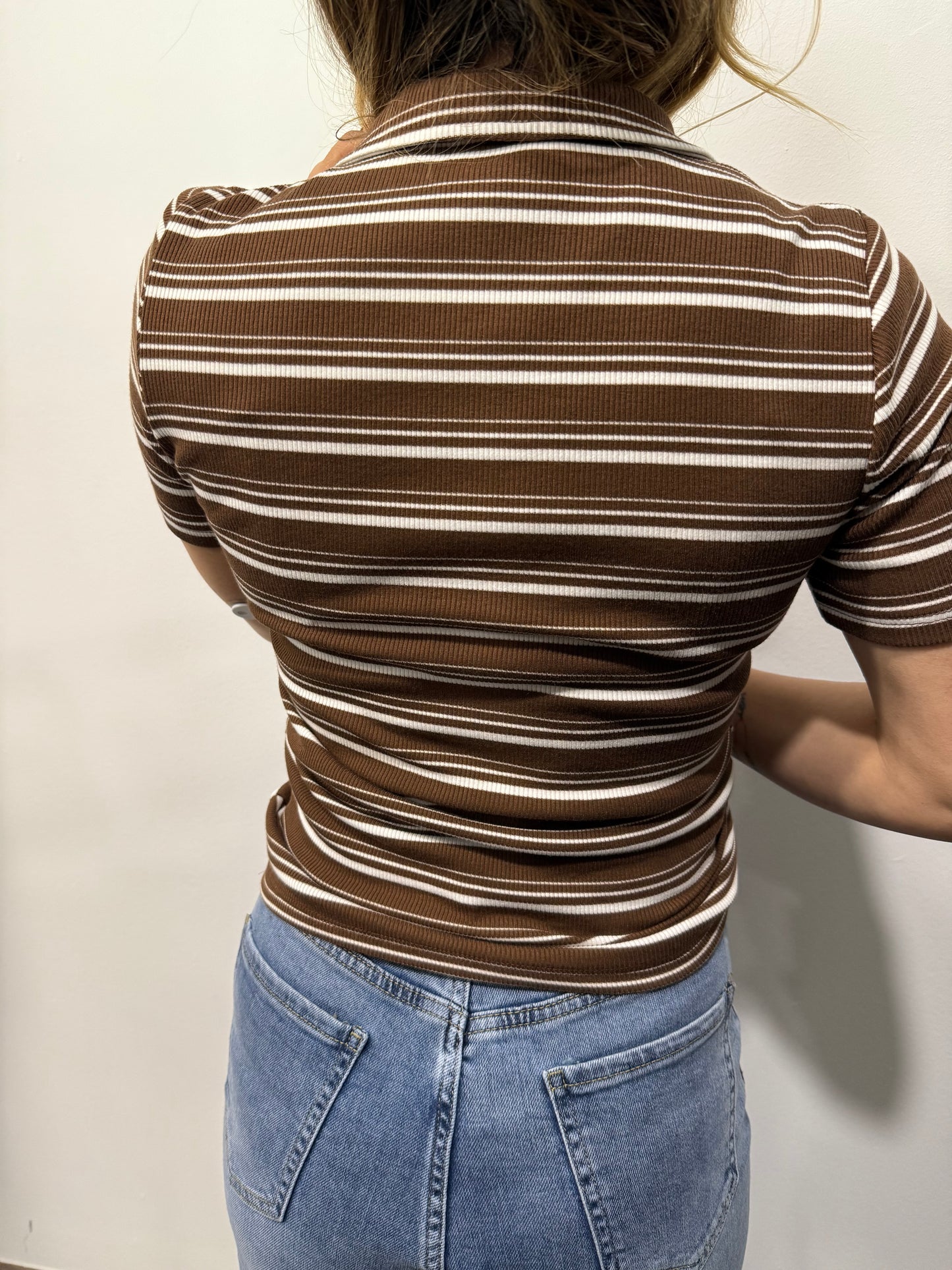 Polo righe Taglia unica in 3 Varianti colore