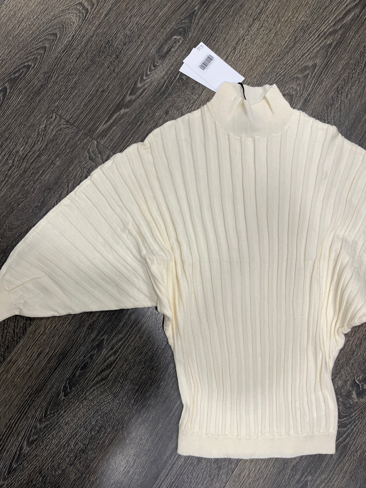 Maglia Lupetto Costine e manica Pipistrello