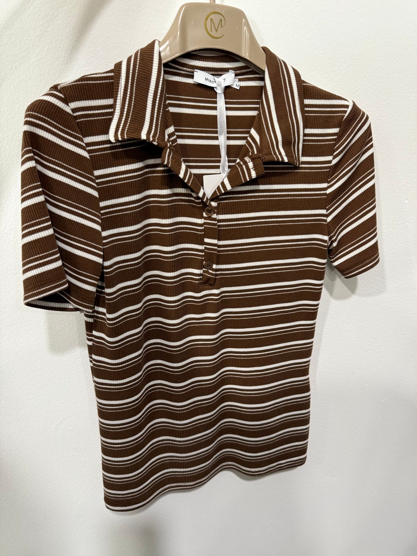 Polo righe Taglia unica in 3 Varianti colore