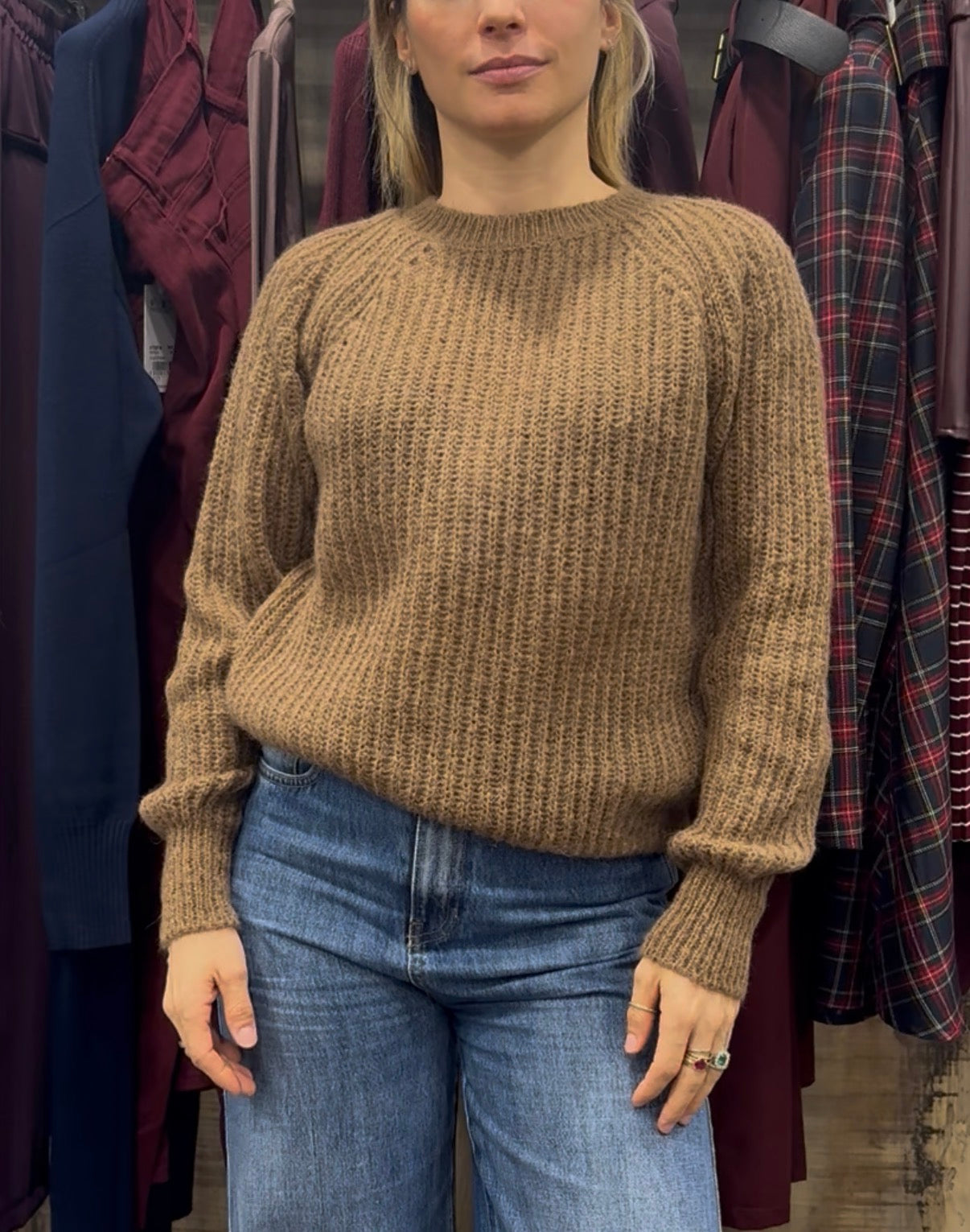 Maglione Vicolo Girocollo coste