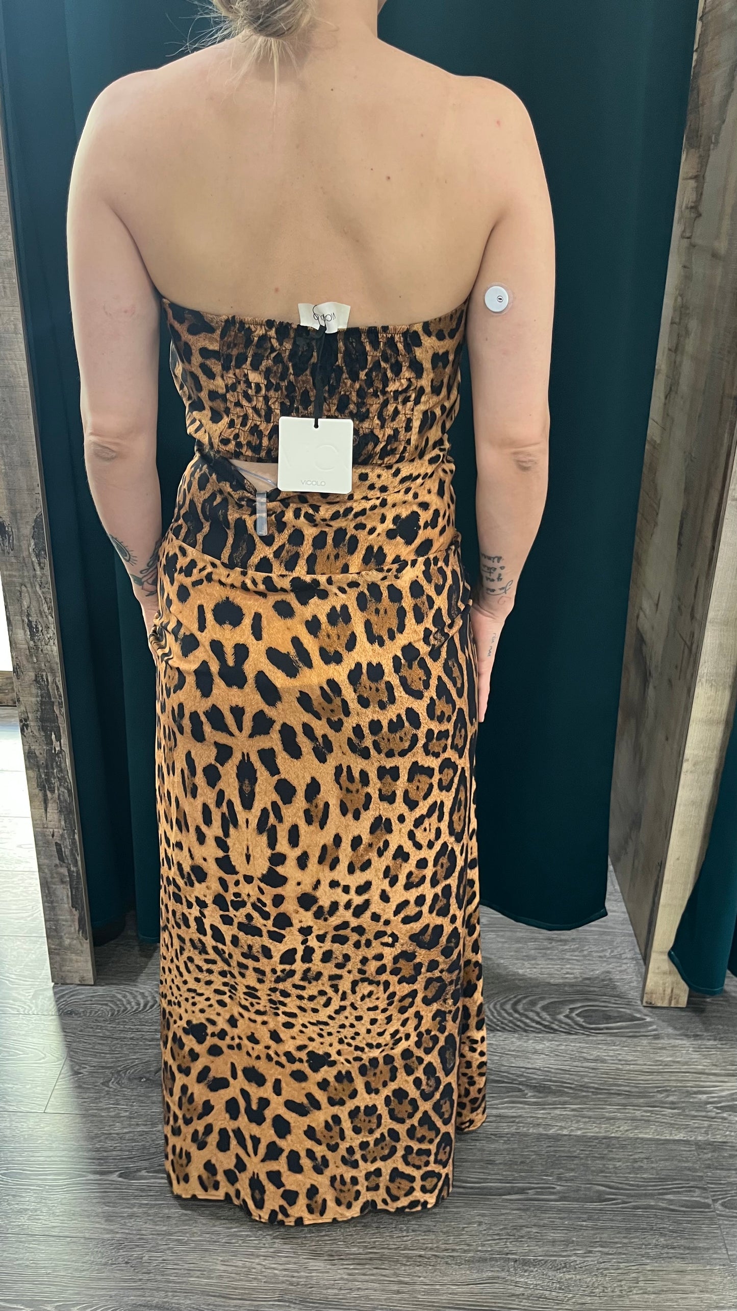 Set Vicolo Top+Gonna Animalier