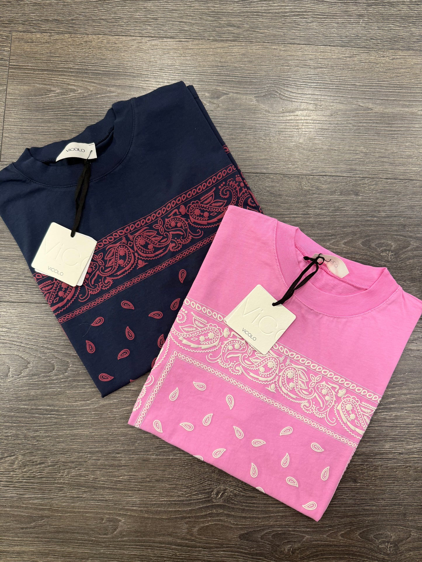 T-shirt Vicolo Stampa Bandana Oversize