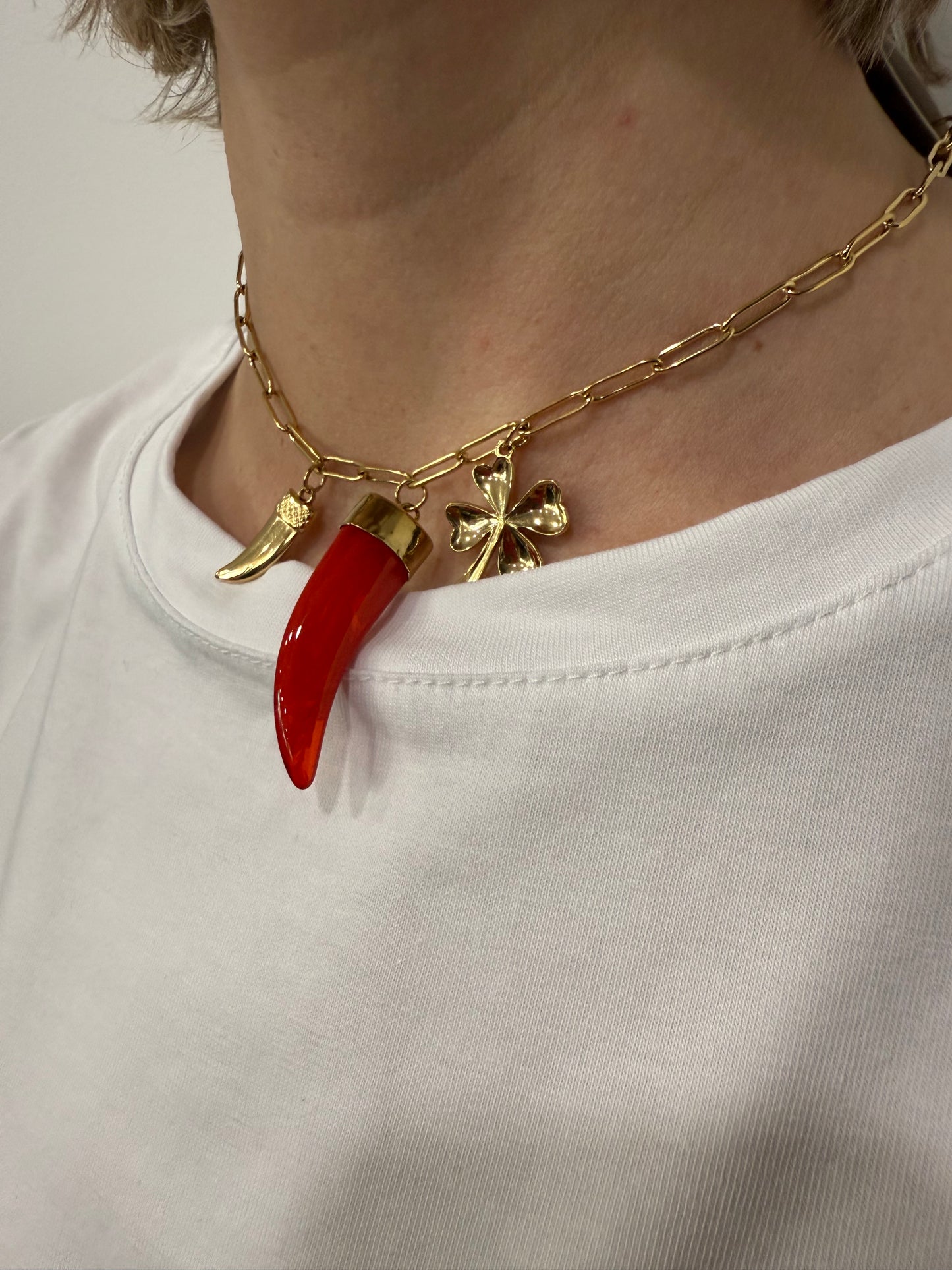Collana Chocker peperoncino