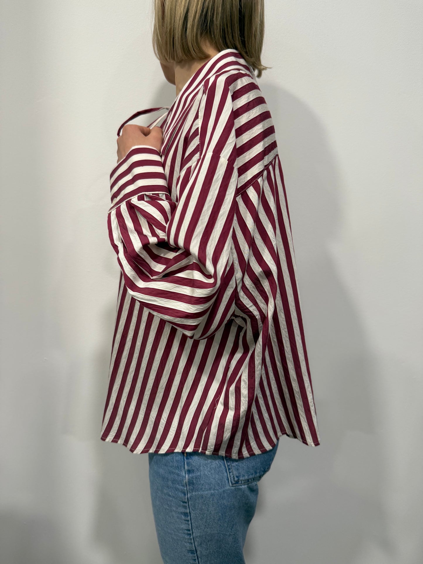 Camicia Righe con Chocker