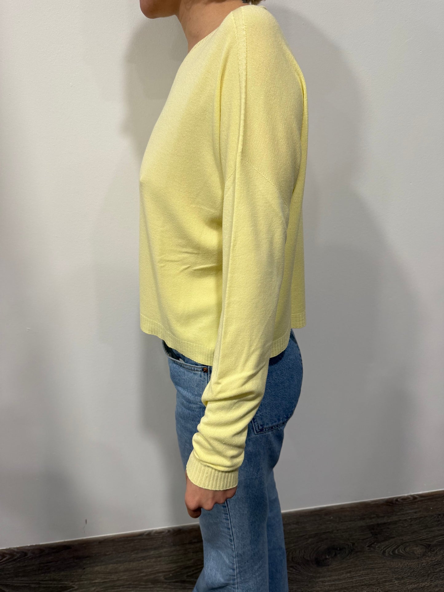 Maglione primaverile Vicolo Giallo Pastello