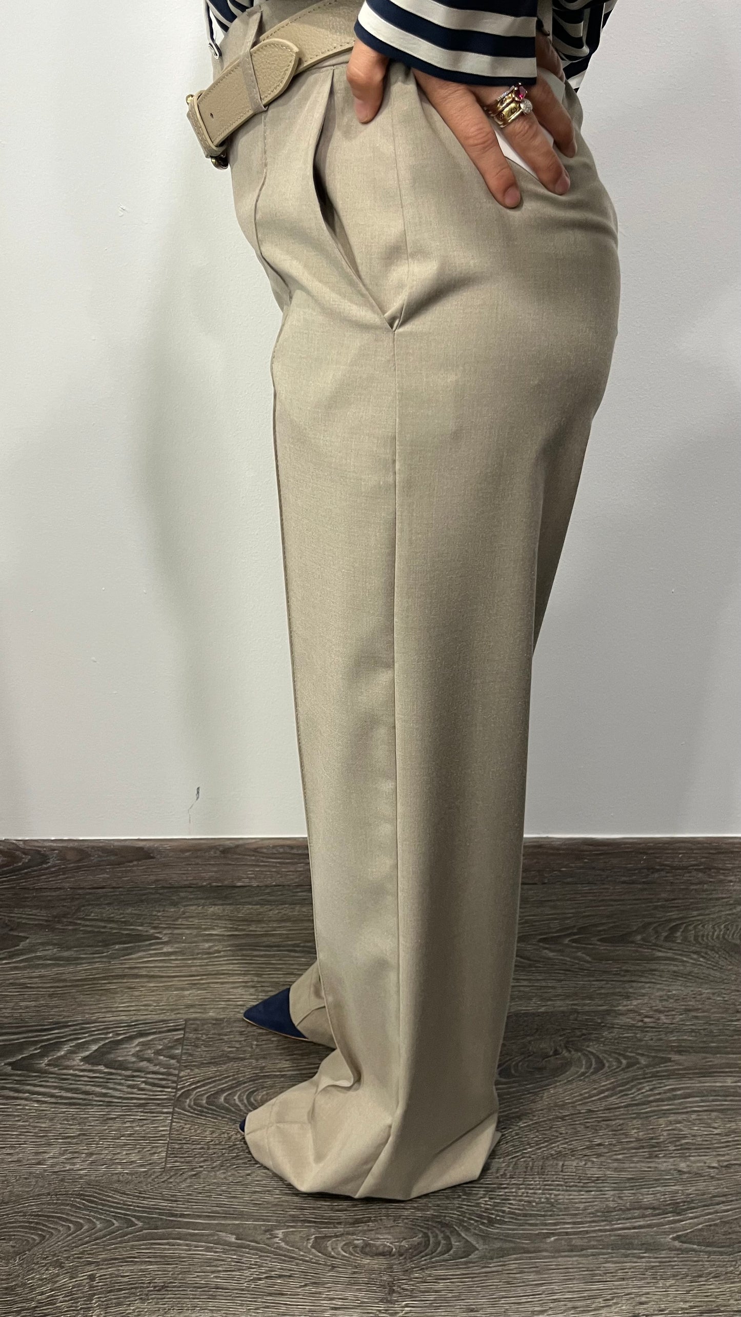 Pantaloni Lumina Vita Alta
