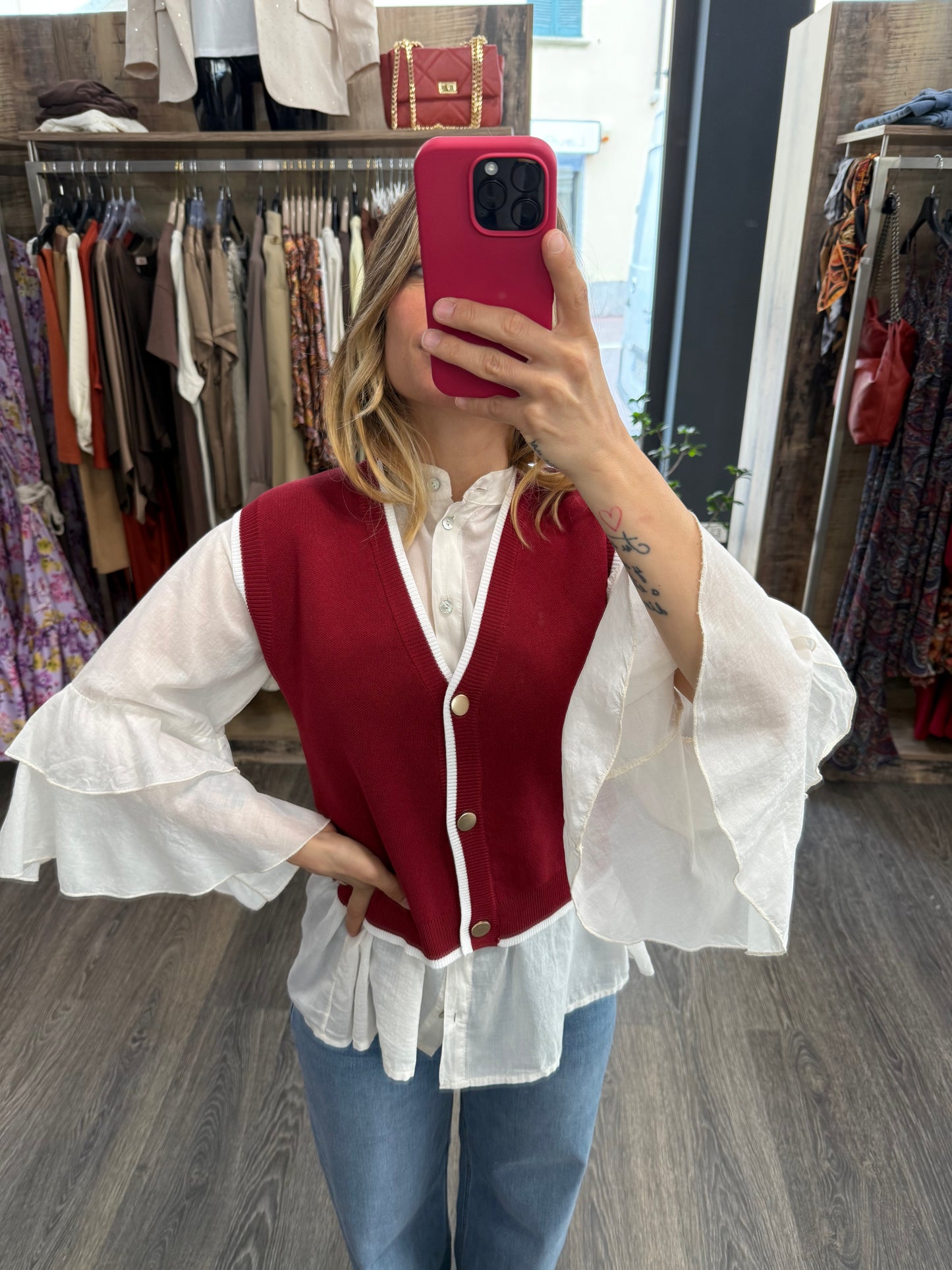Gilet in Viscosa