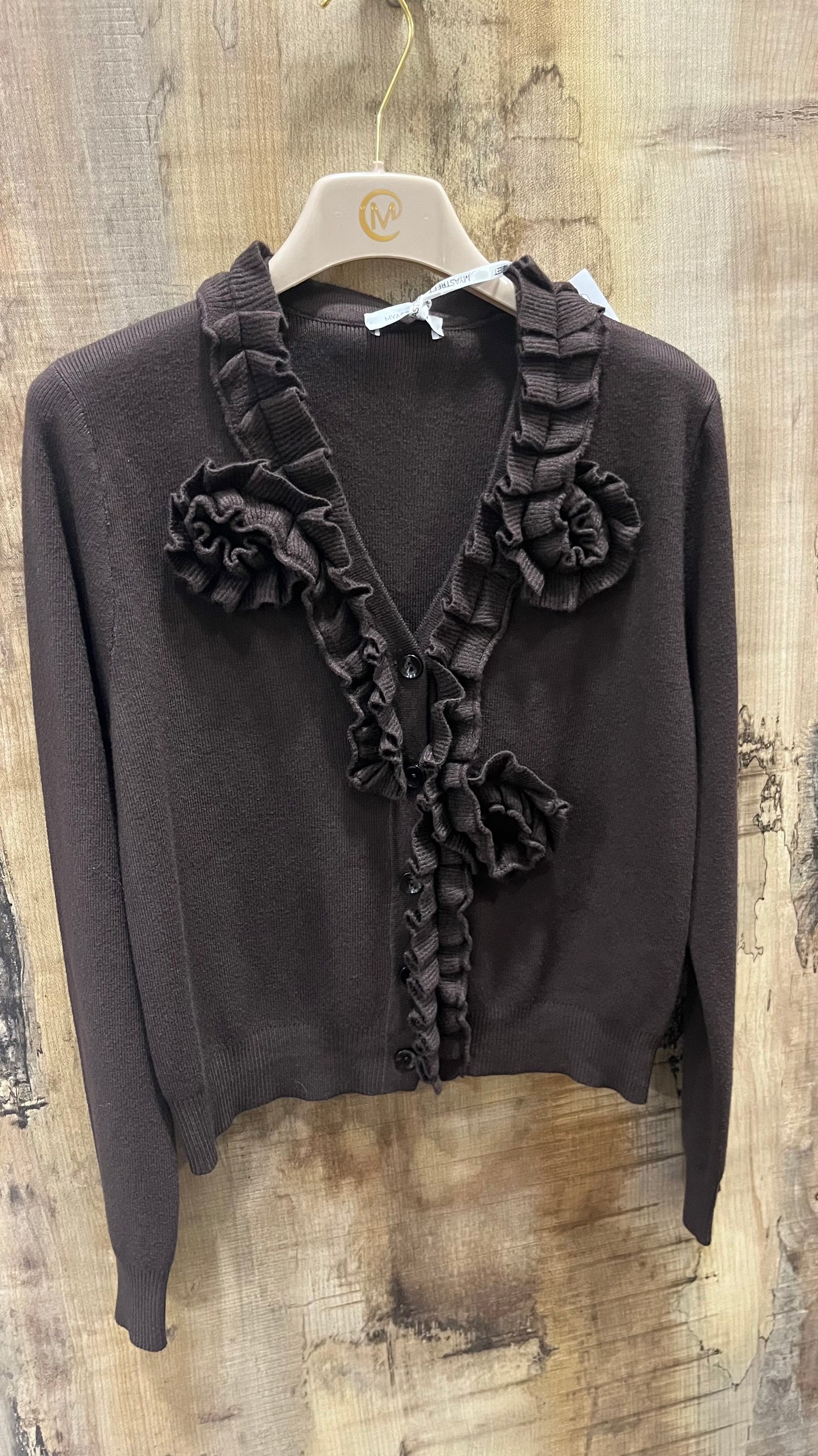 Cardigan Rouches
