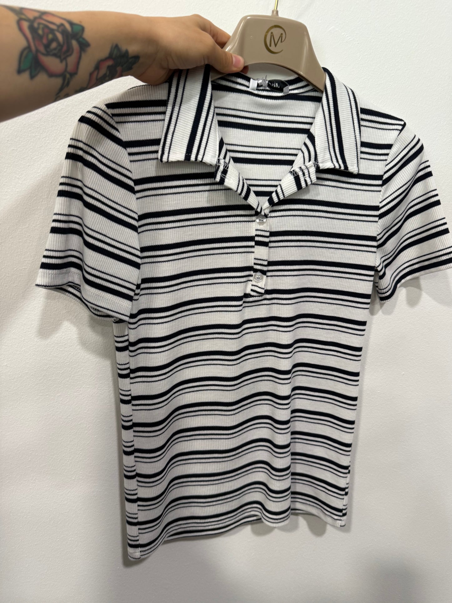 Polo righe Taglia unica in 3 Varianti colore