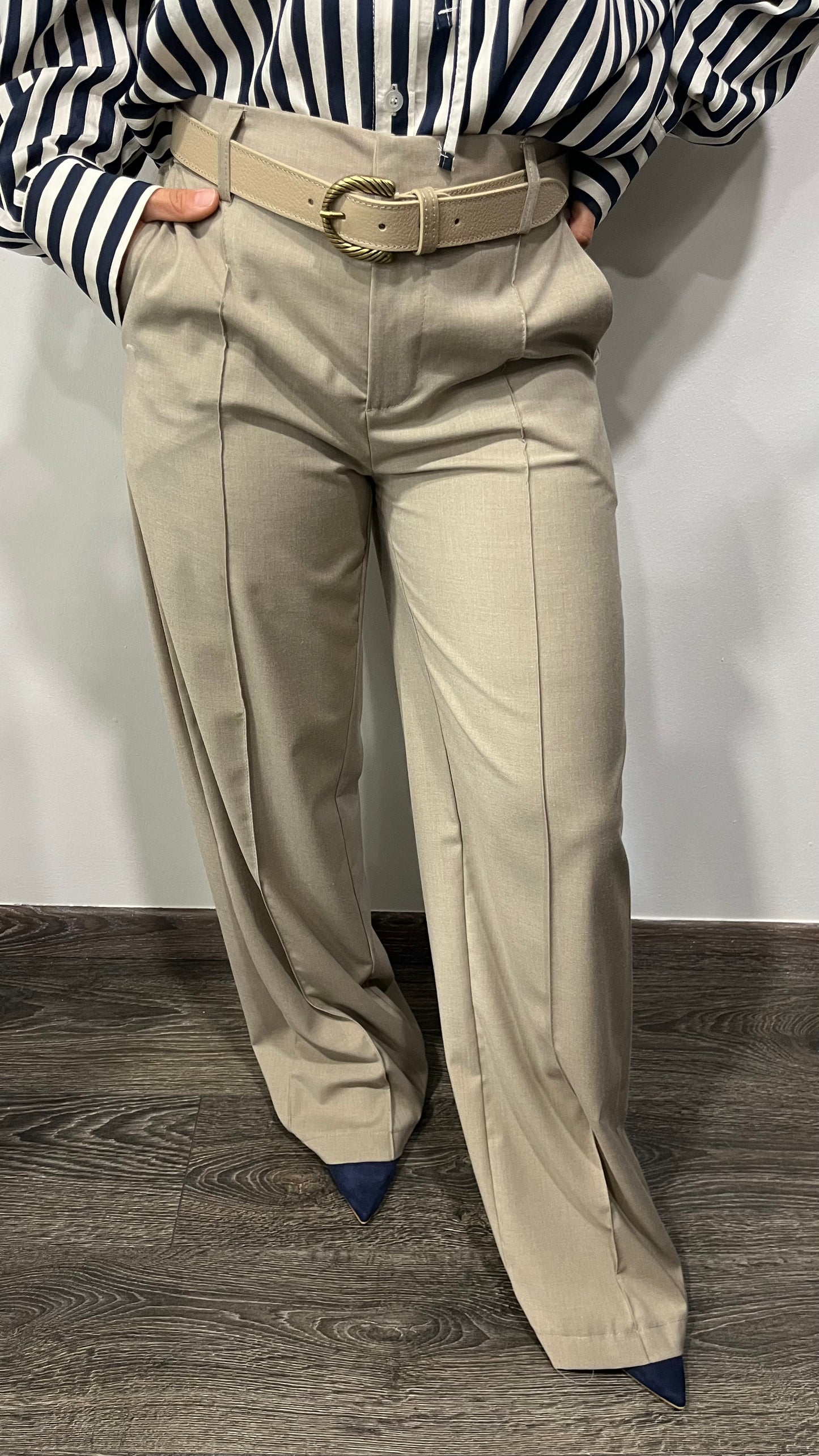 Pantaloni Lumina Vita Alta