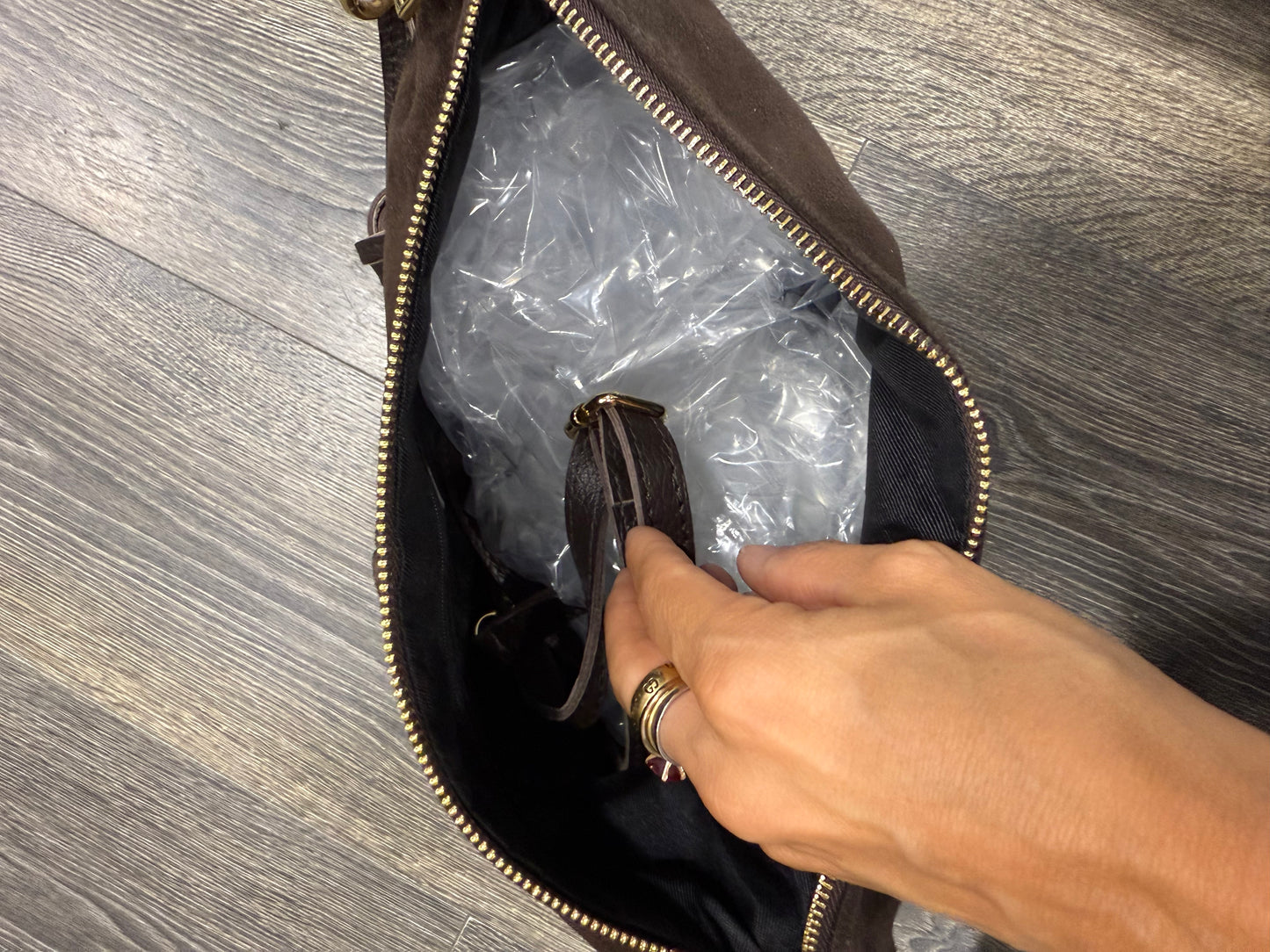 Borsa Suede Frange