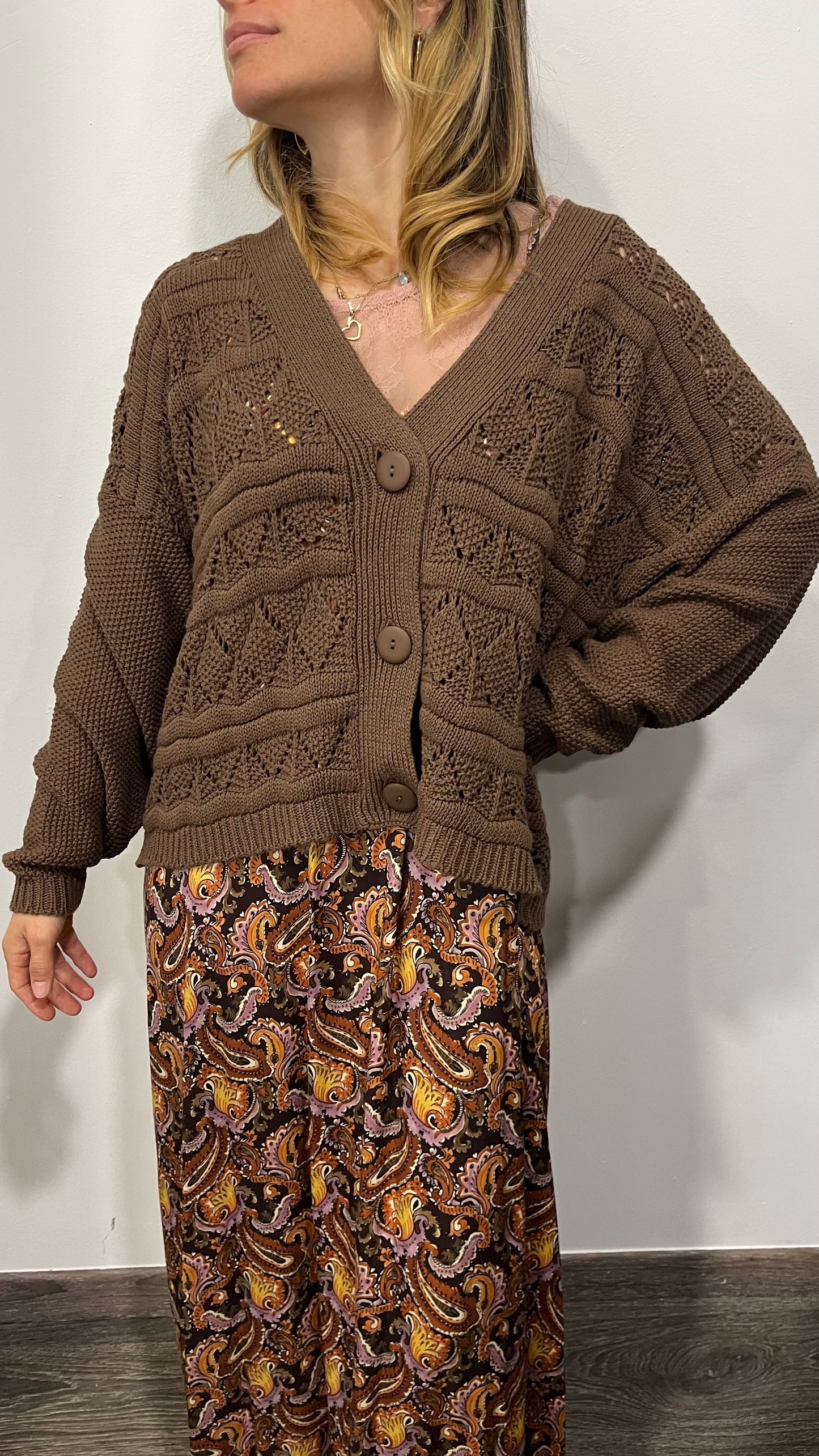 Cardigan Vicolo Traforato