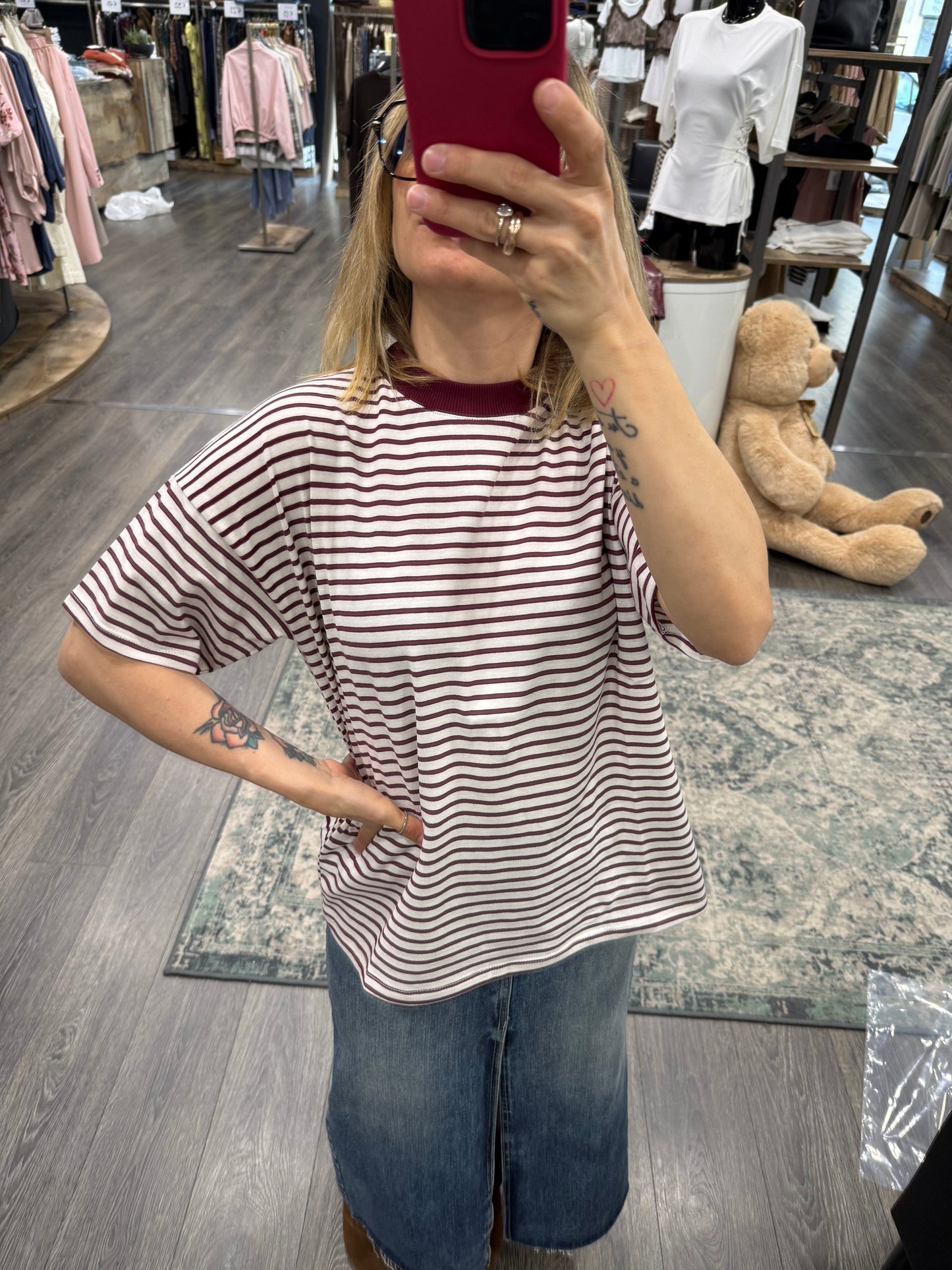 T-shirt righe Vicolo
