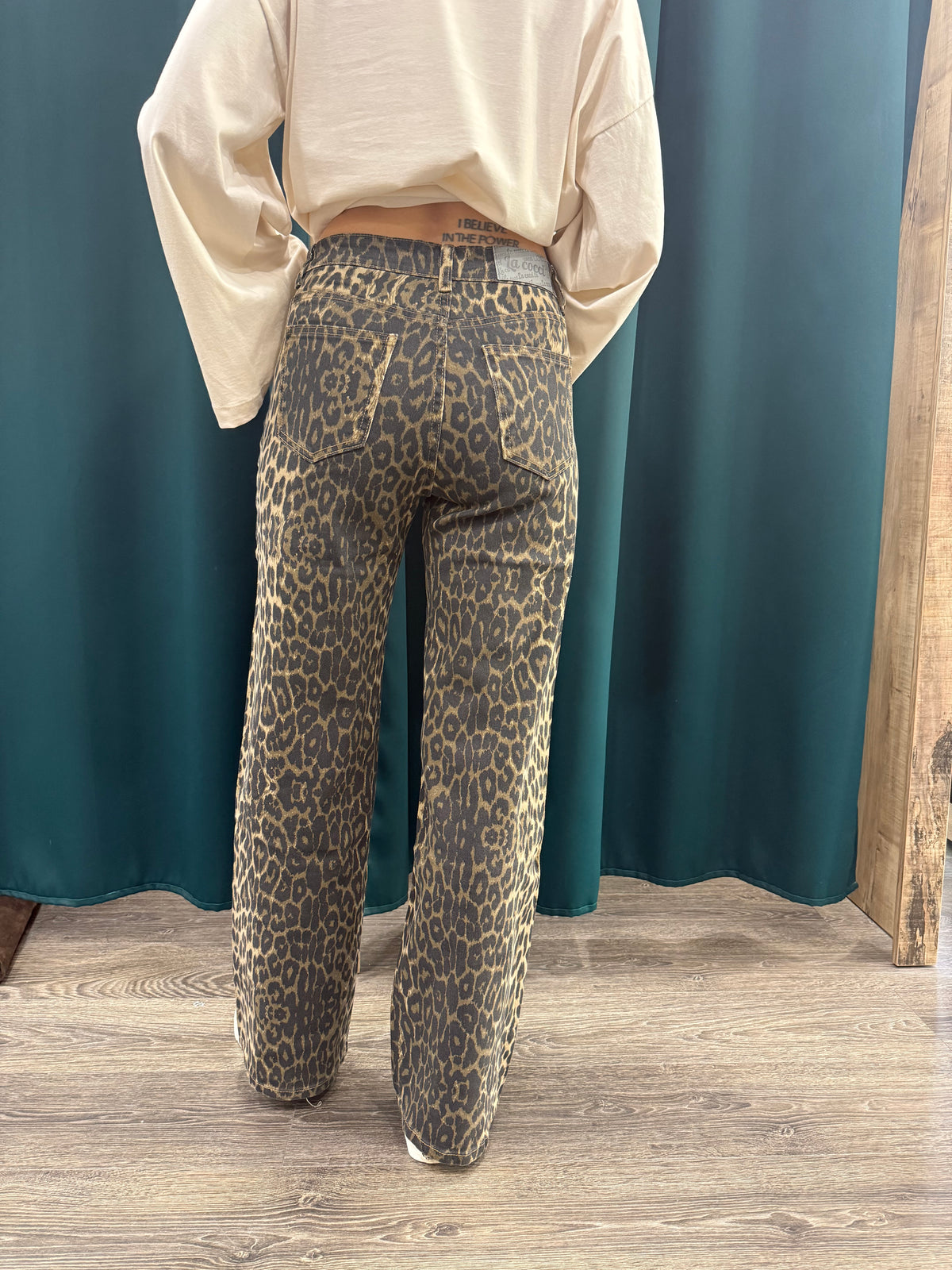 Jeans Leopardati elasticizzati
