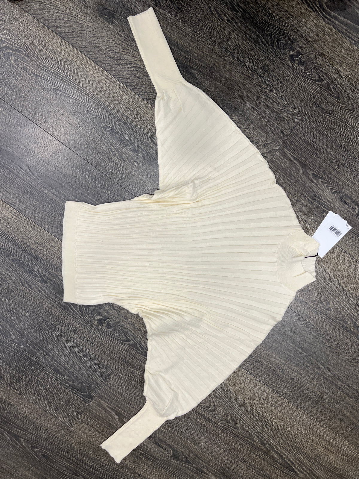 Maglia Lupetto Costine e manica Pipistrello