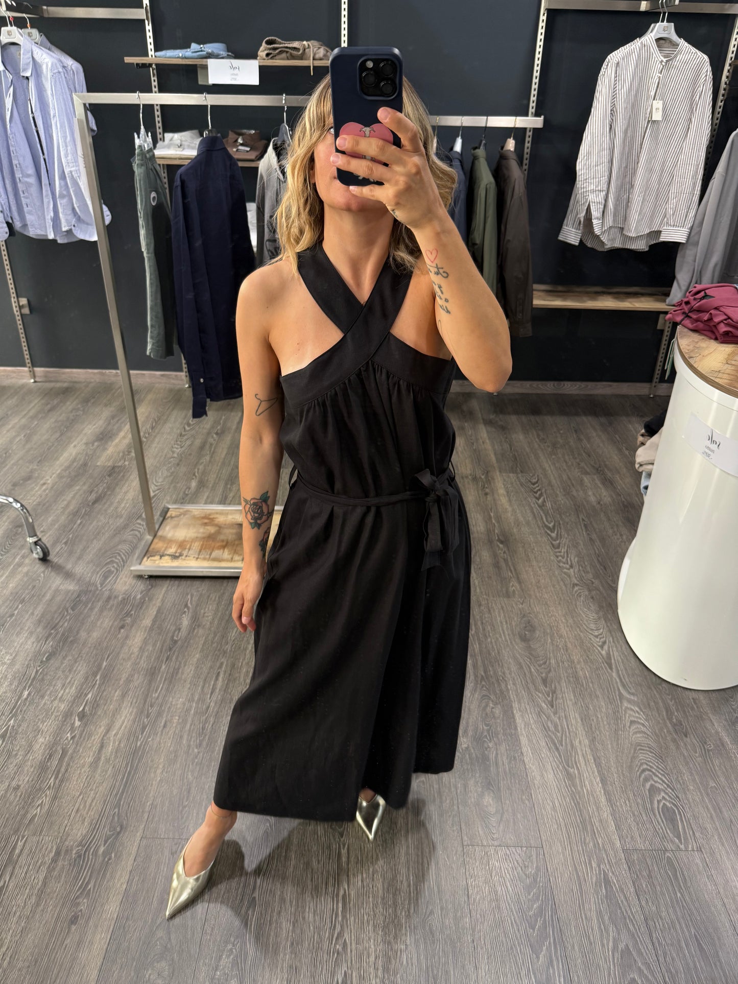 Abito Vicolo Nero scollo incrocio