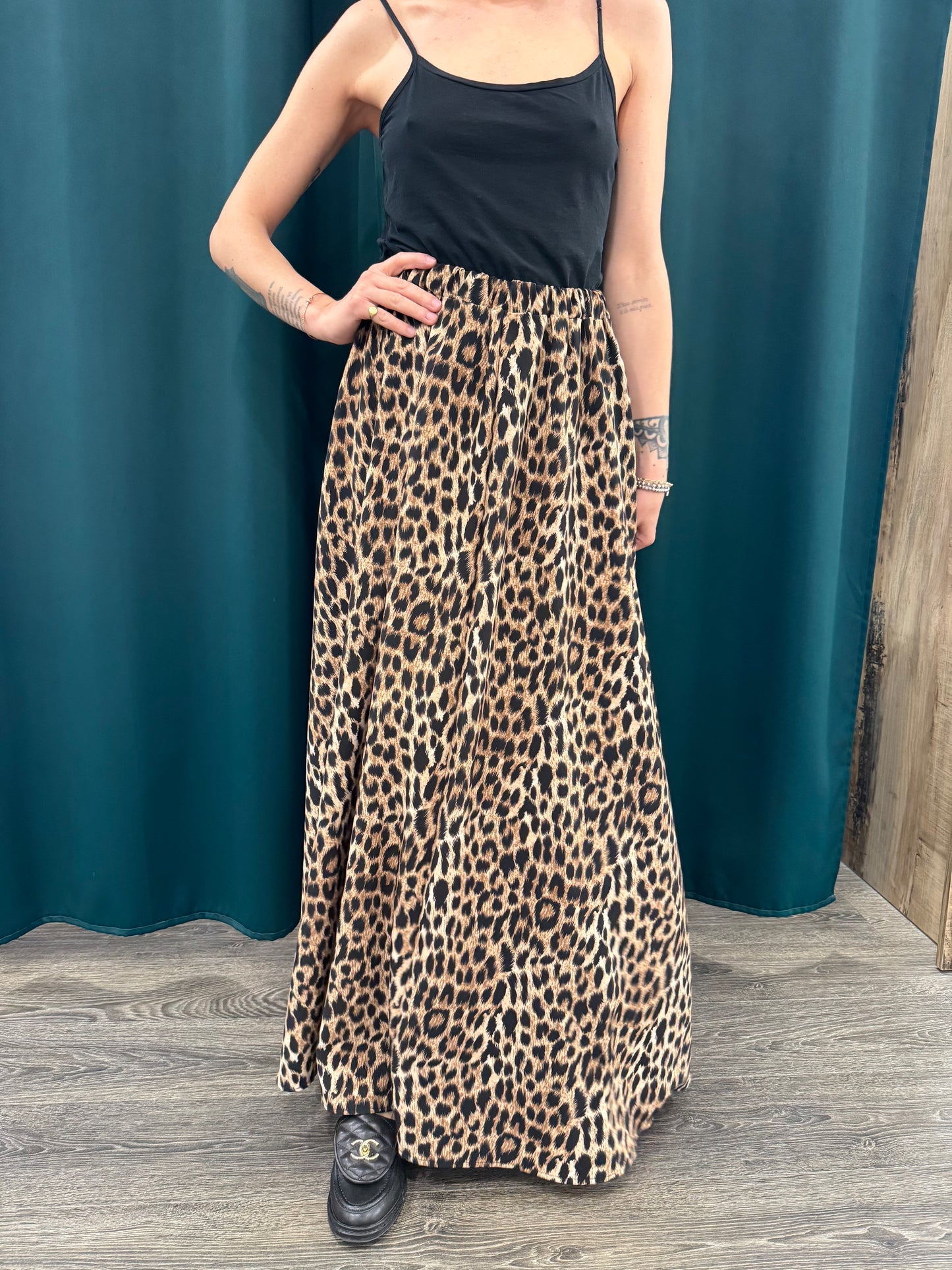 Gonna Lila Animalier