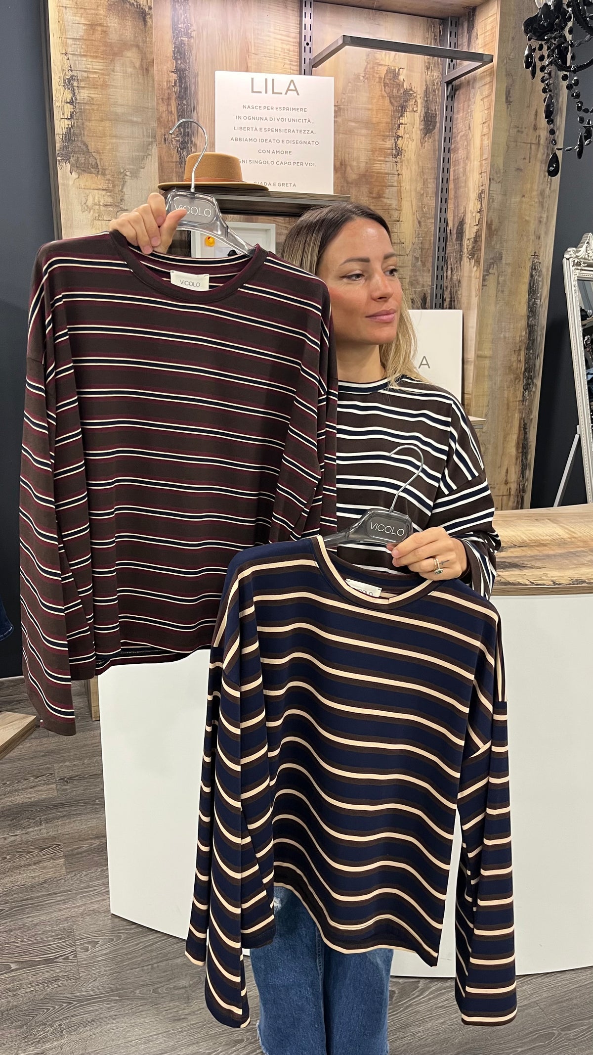 Maglia Righe Vicolo in Diverse Varianti