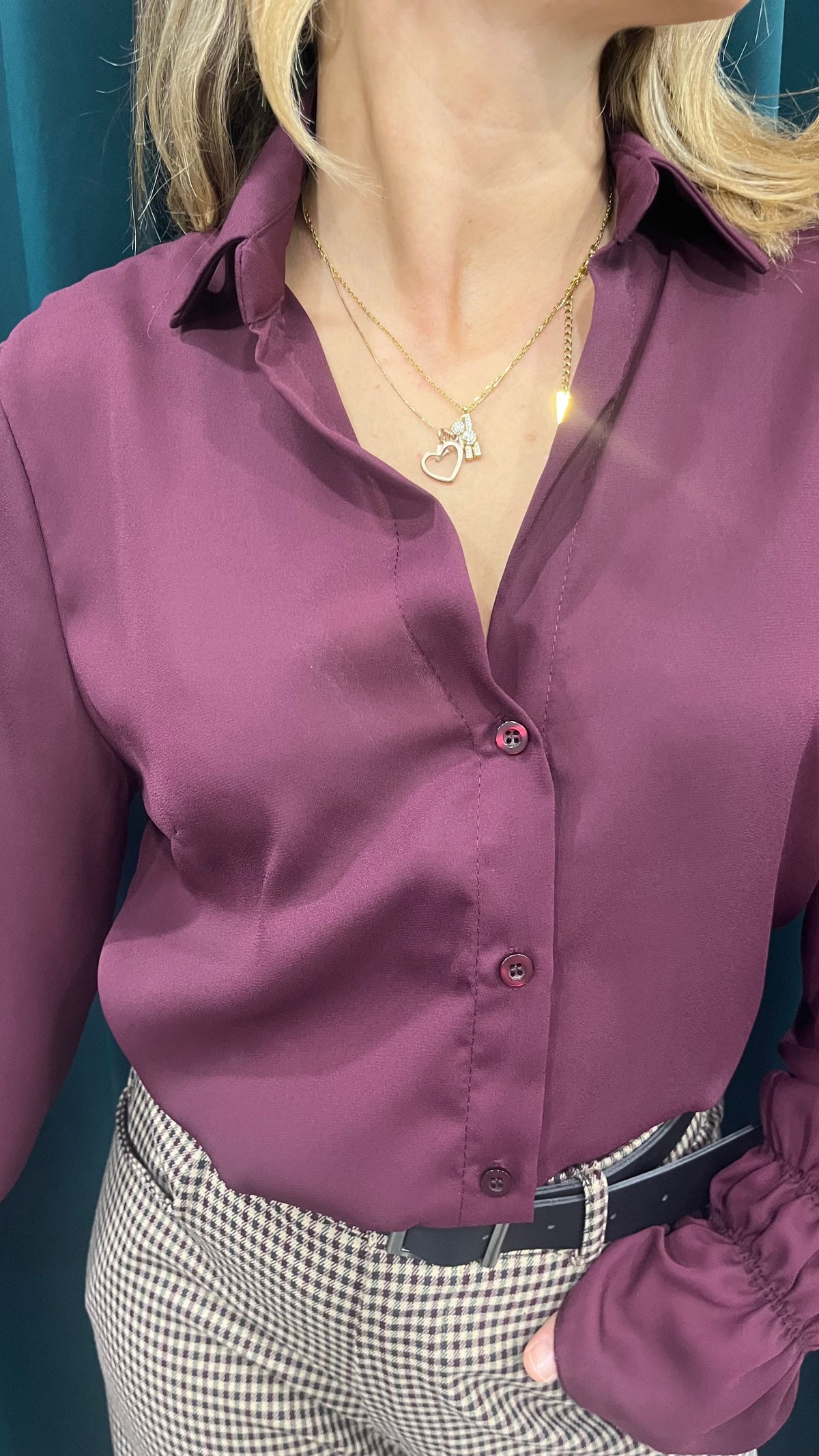 Camicia Bordeaux