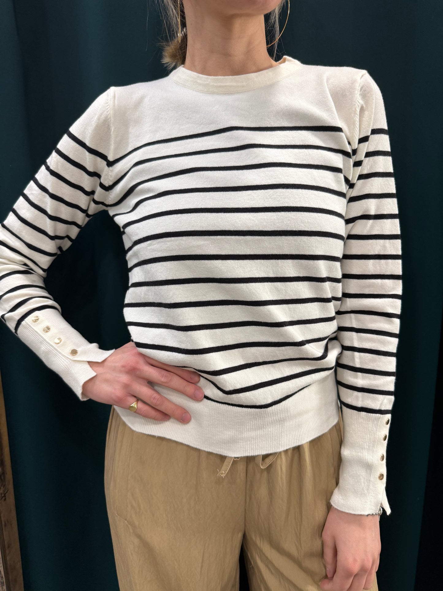 Maglione Righe in Viscosa