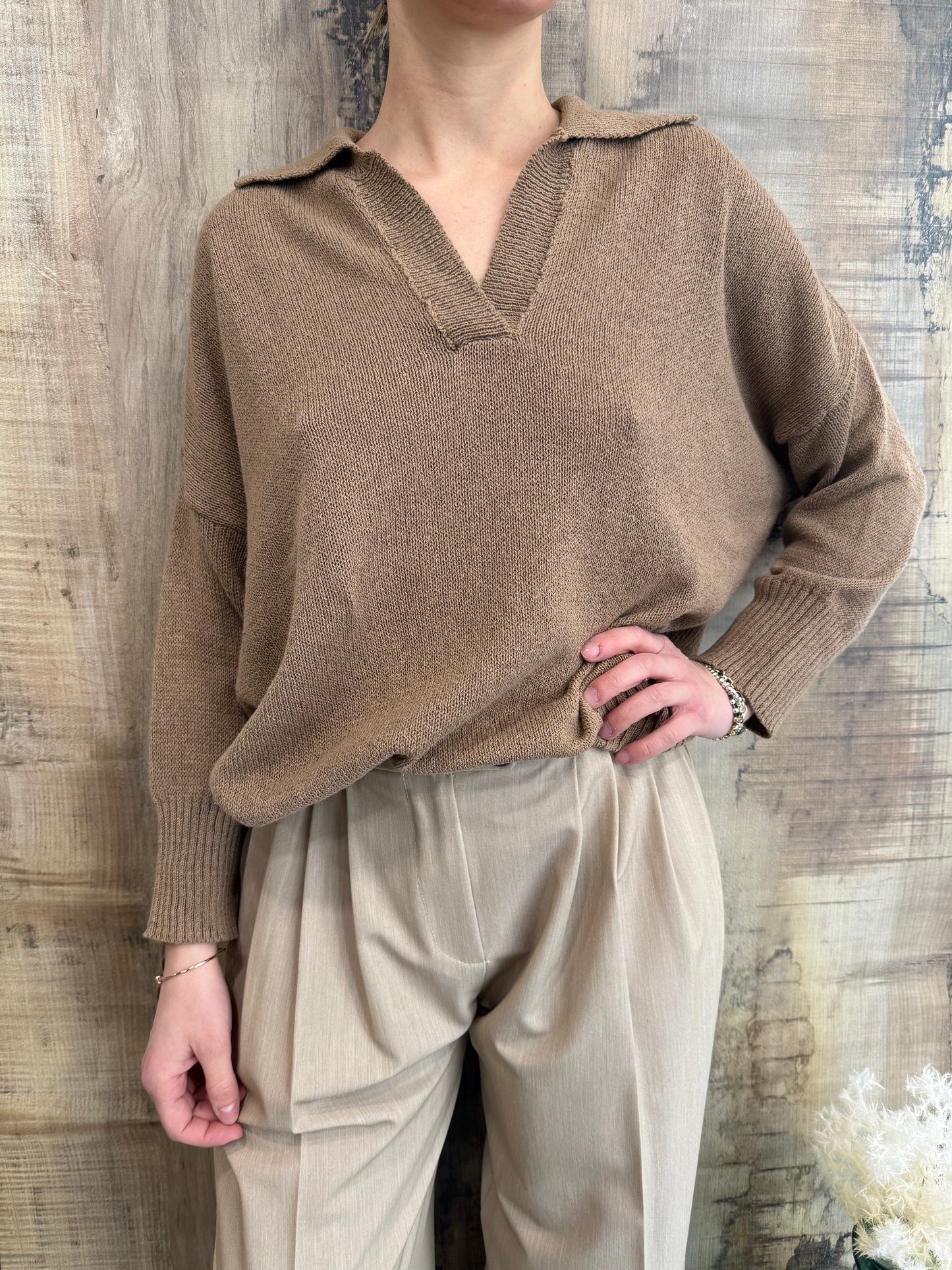 Maglione Polo in Diversi Colori