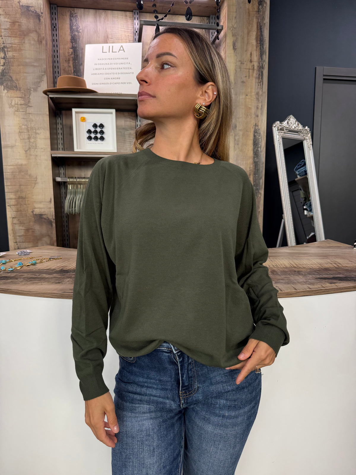 Maglione Viscosa Kontatto