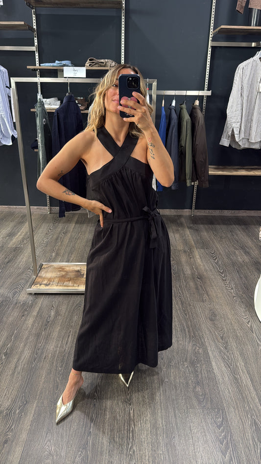 Abito Vicolo Nero scollo incrocio