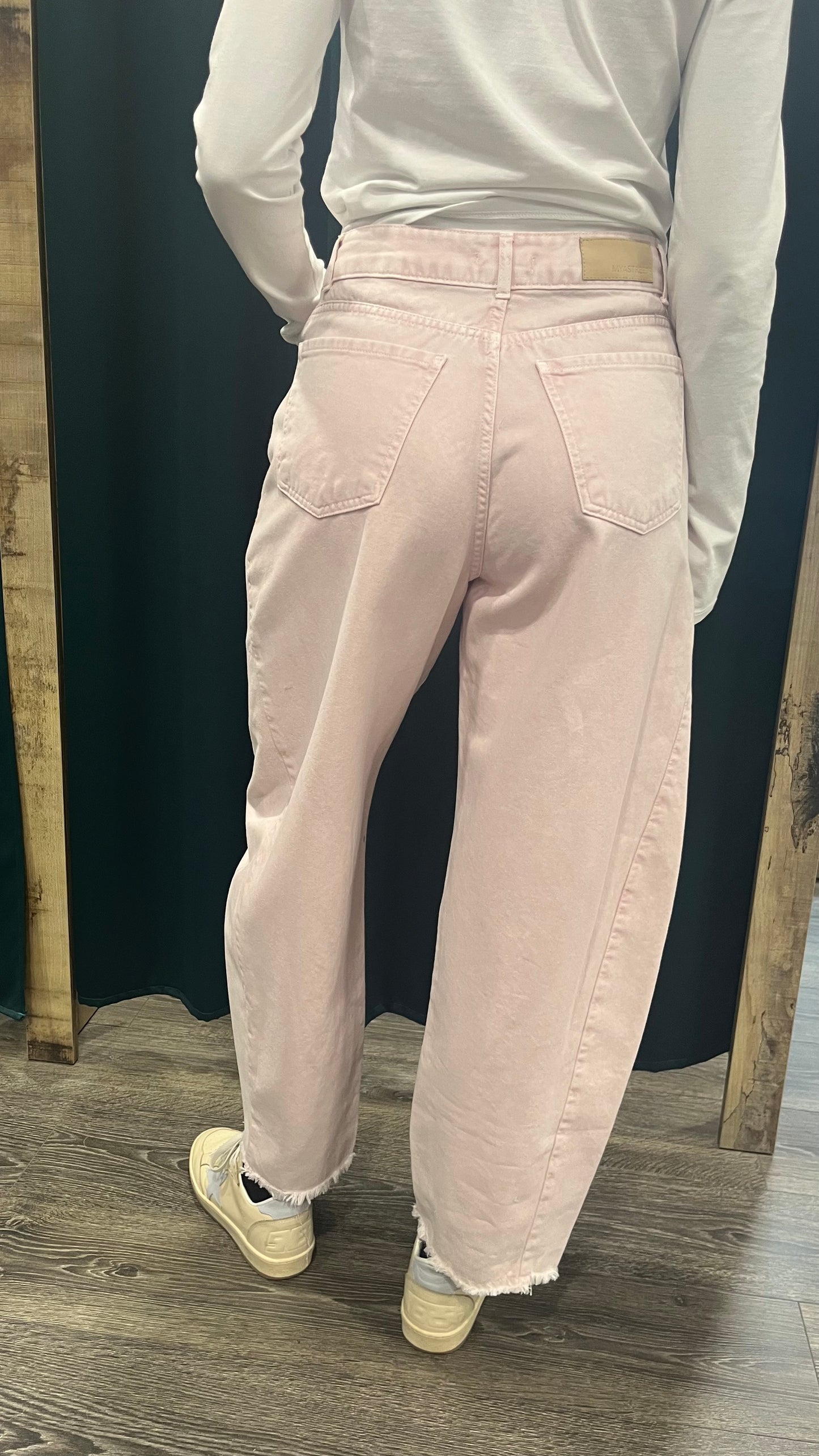 pantaloni Modello Baloon Rosa