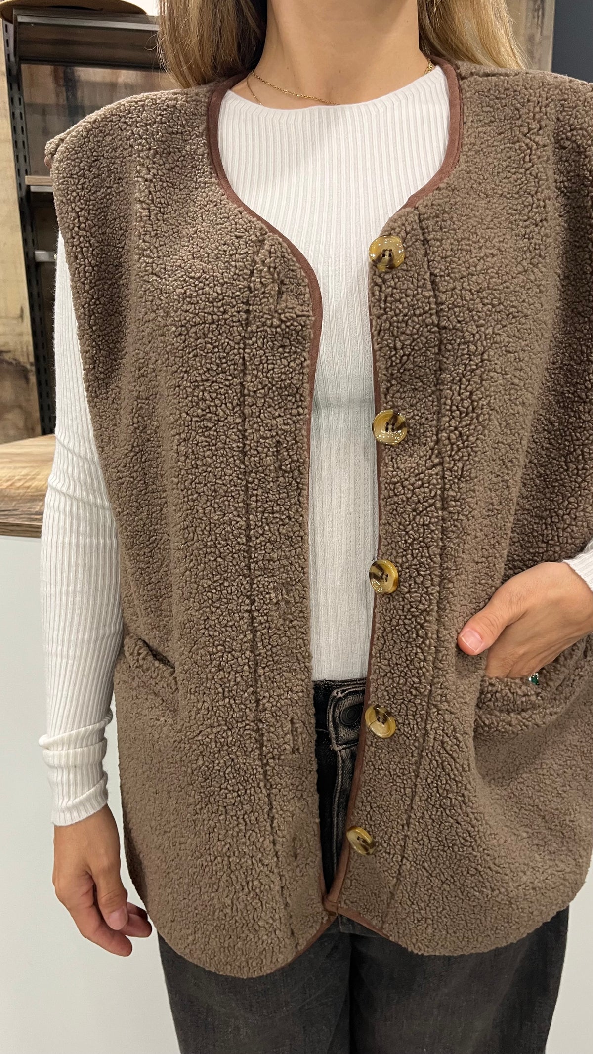 Gilet Orsetto Vicolo Fango