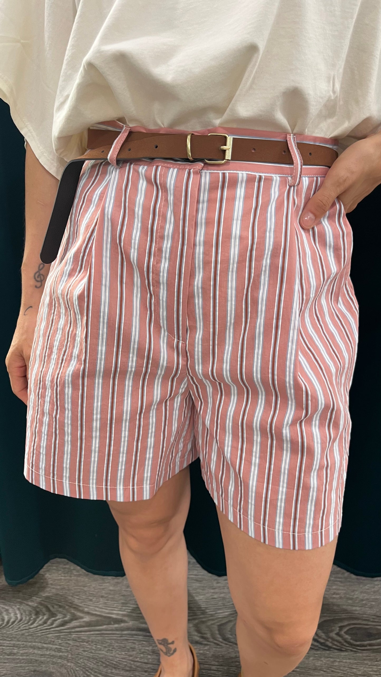 Shorts Vicolo Righe Bermuda