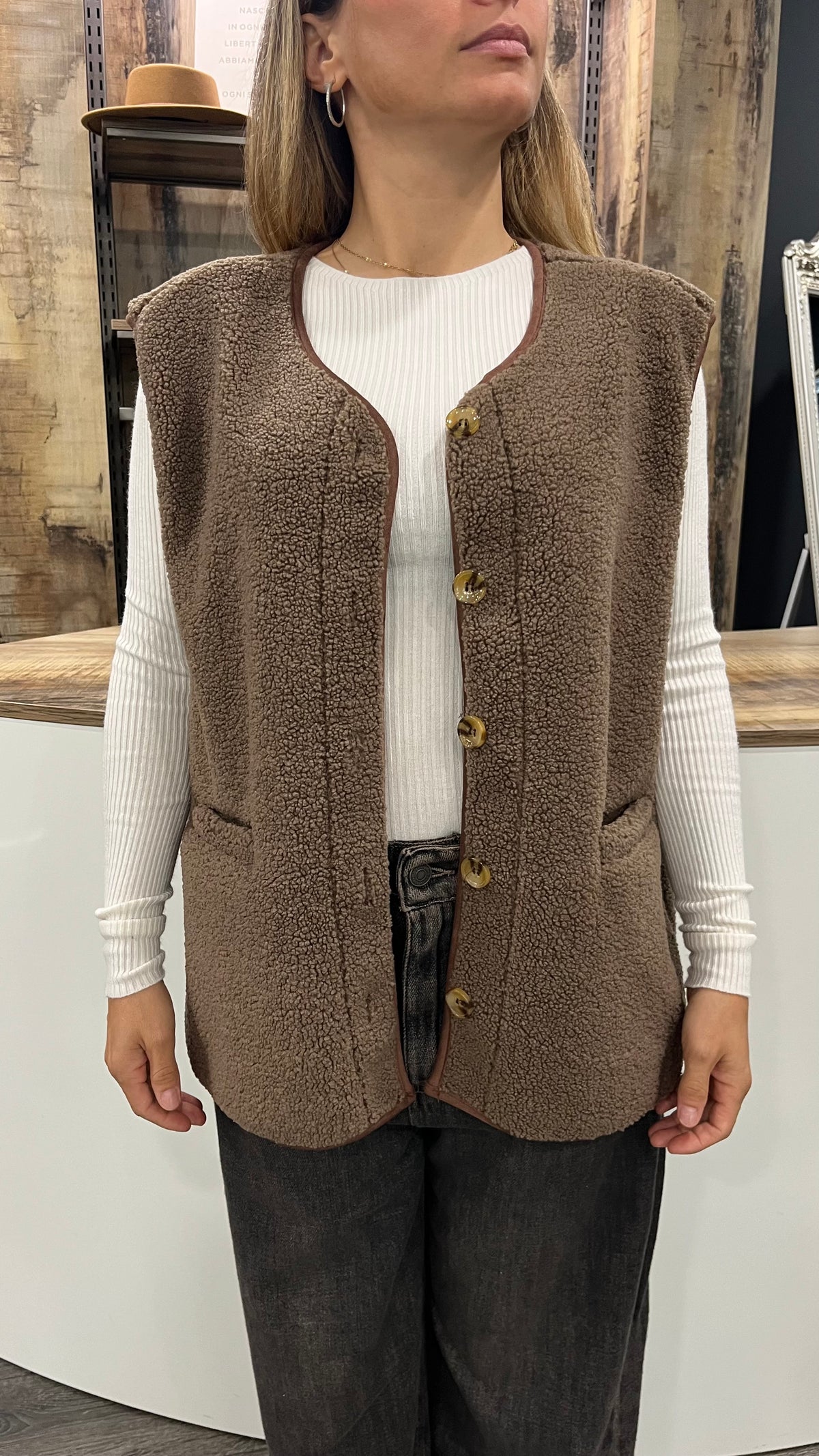 Gilet Orsetto Vicolo Fango