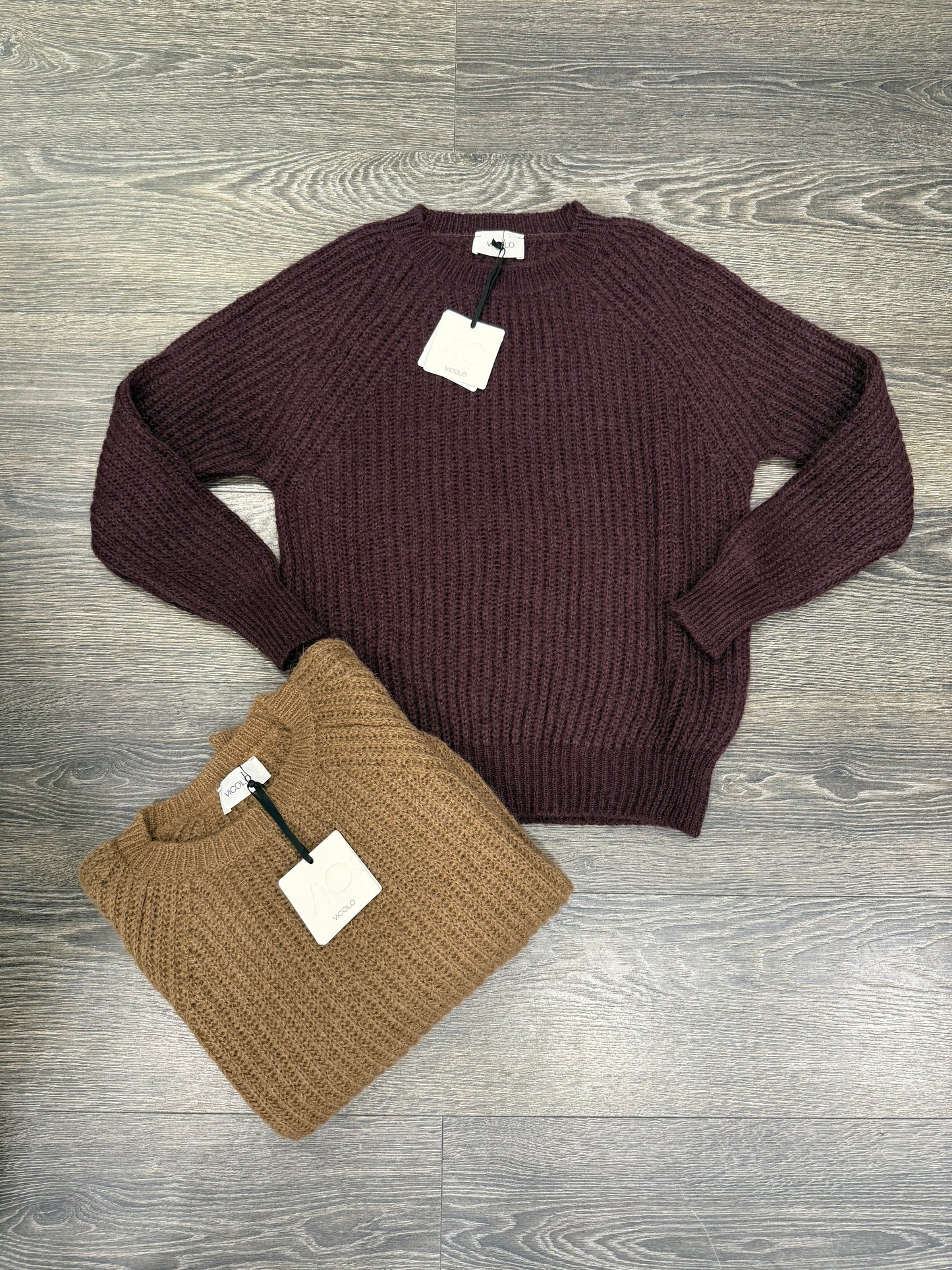 Maglione Vicolo Girocollo coste