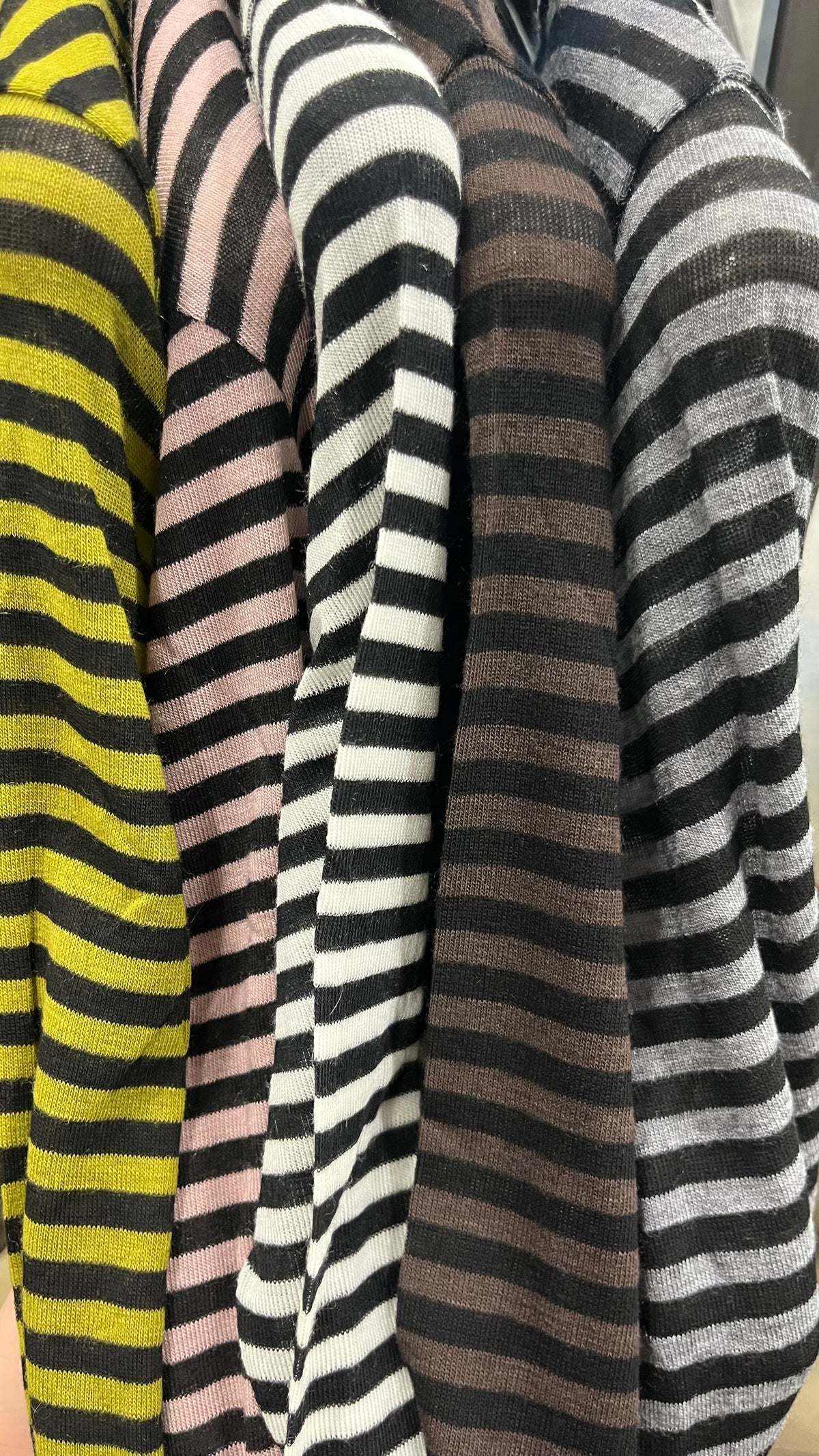 Cashmeretta Righe Diversi Colori