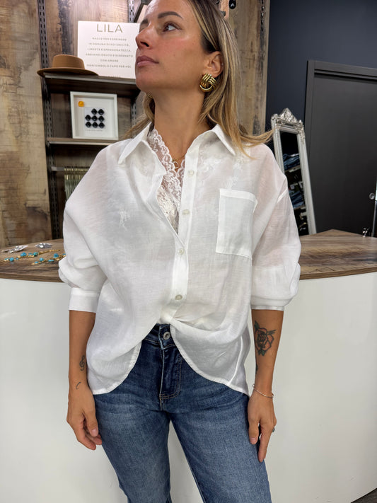 Camicia Con pizzo