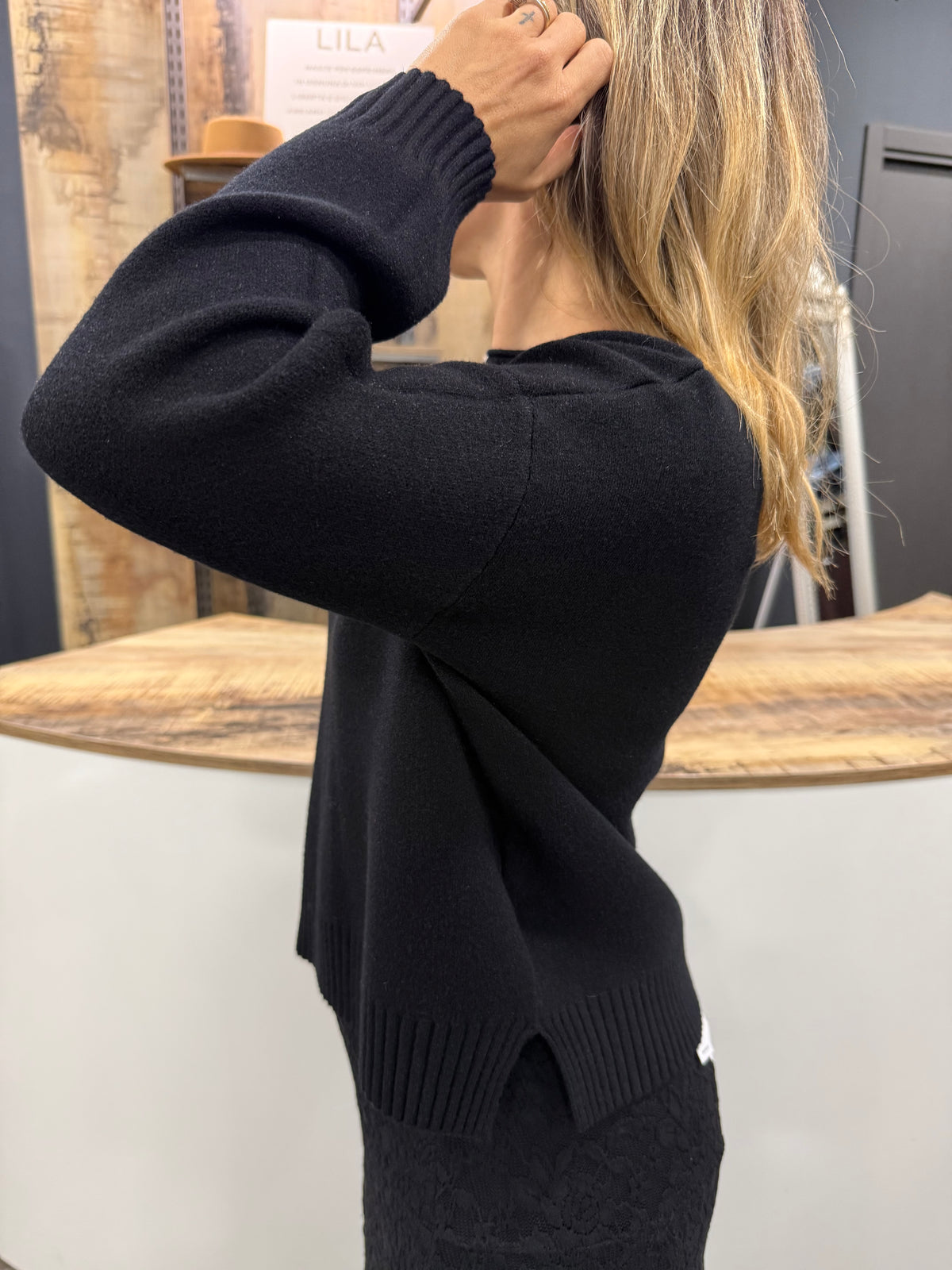 Maglione Basico Nero