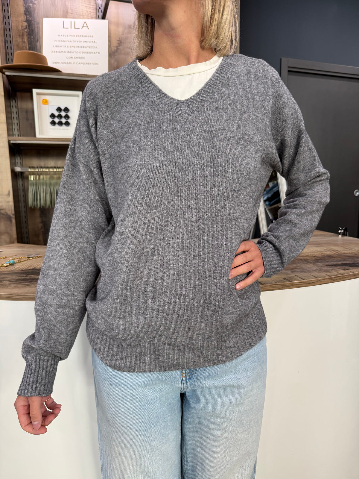 Maglione Kontatto a V
