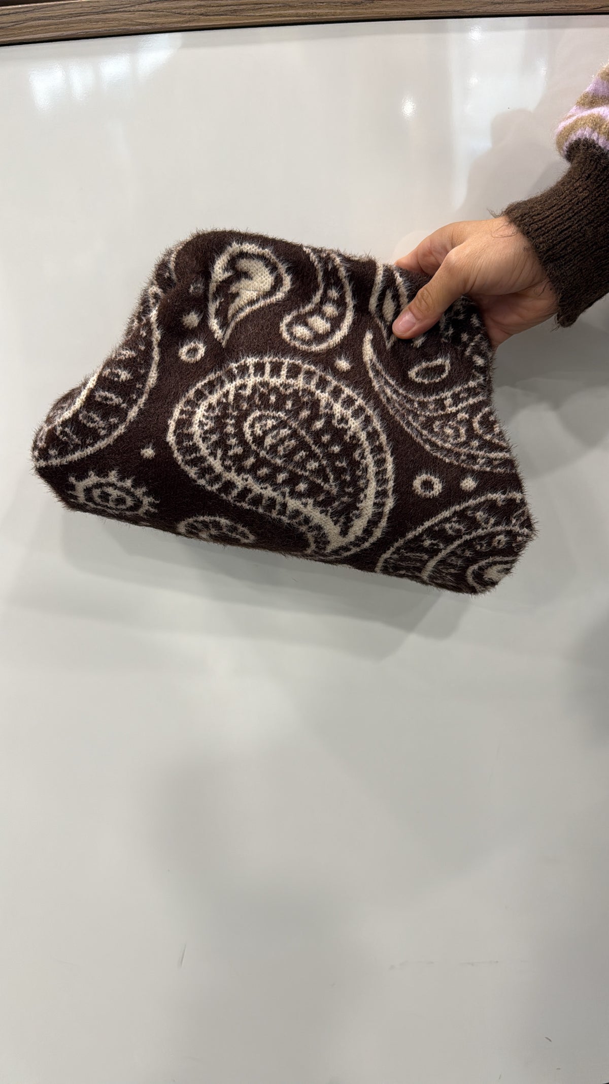 Borsa Pochette Fluffy