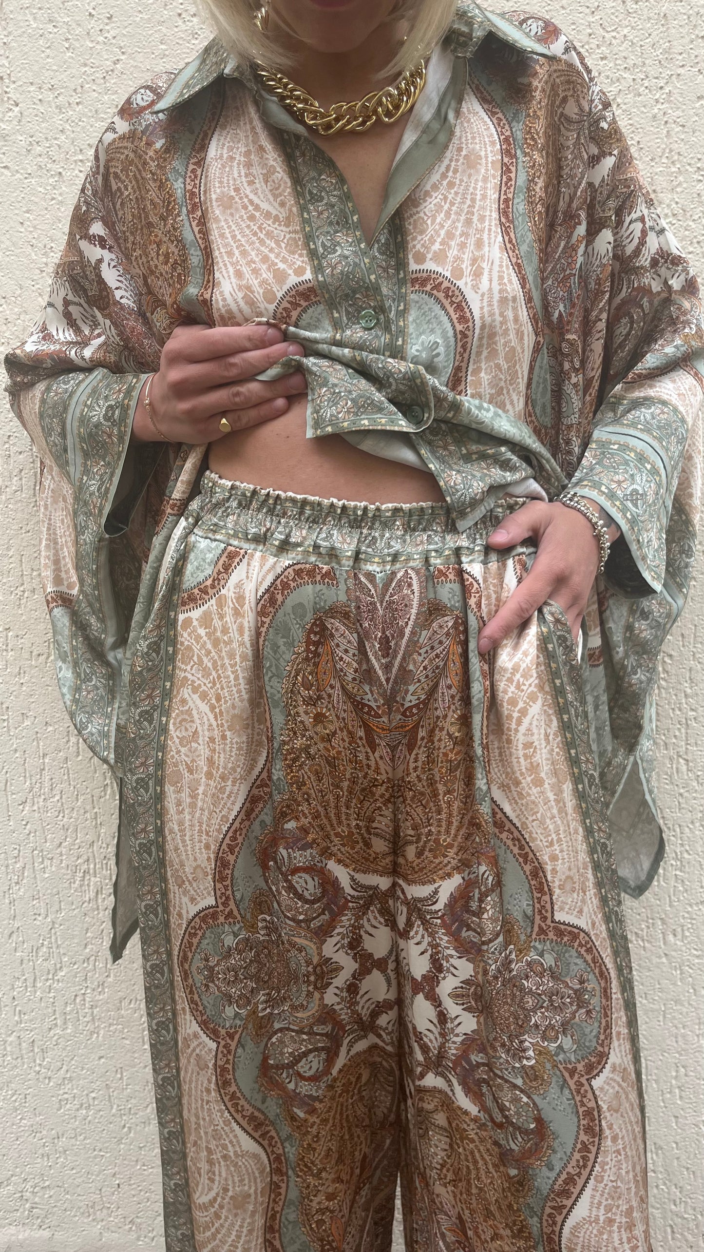 Pantaloni in Viscosa Kontatto