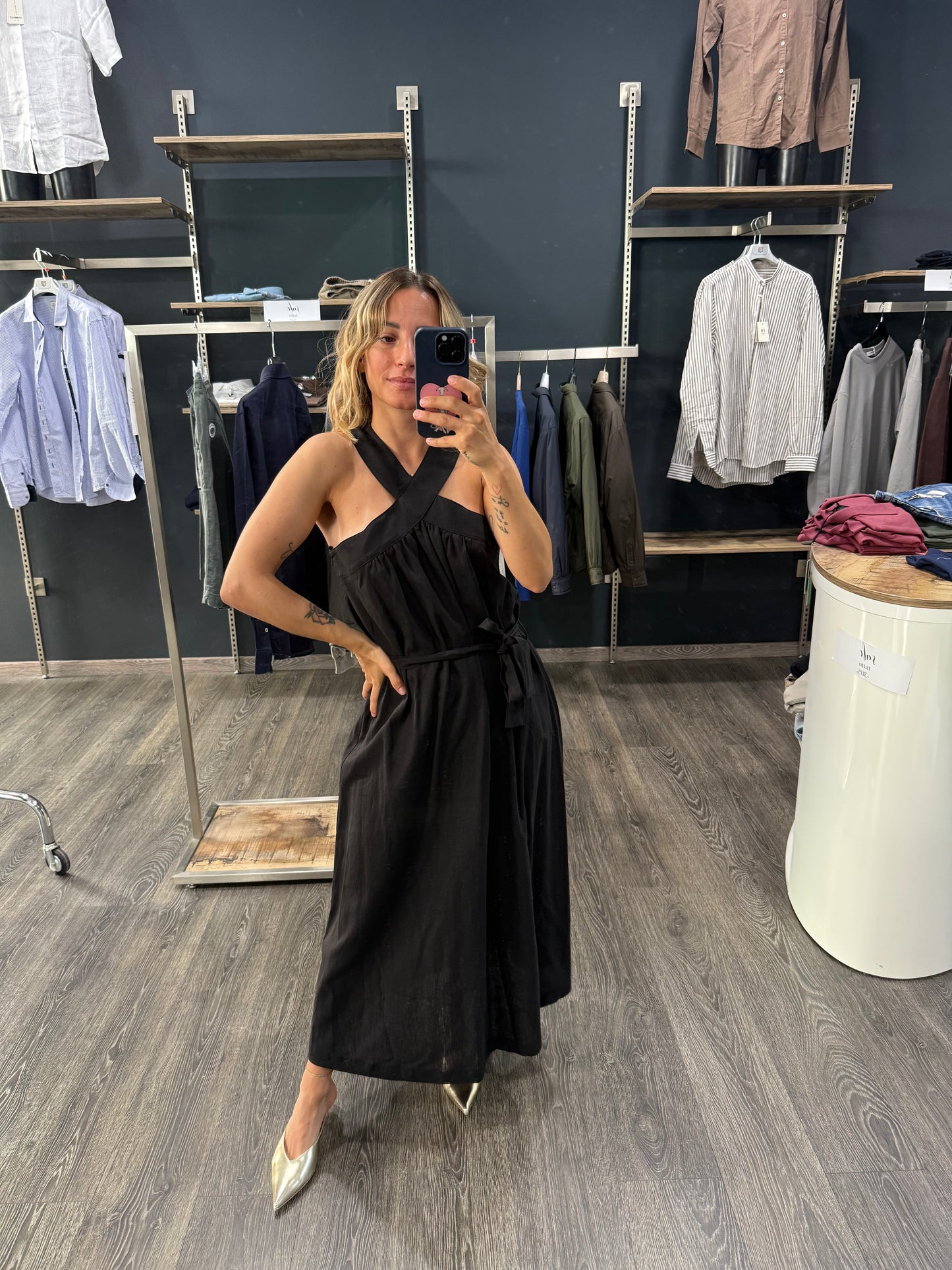 Abito Vicolo Nero scollo incrocio