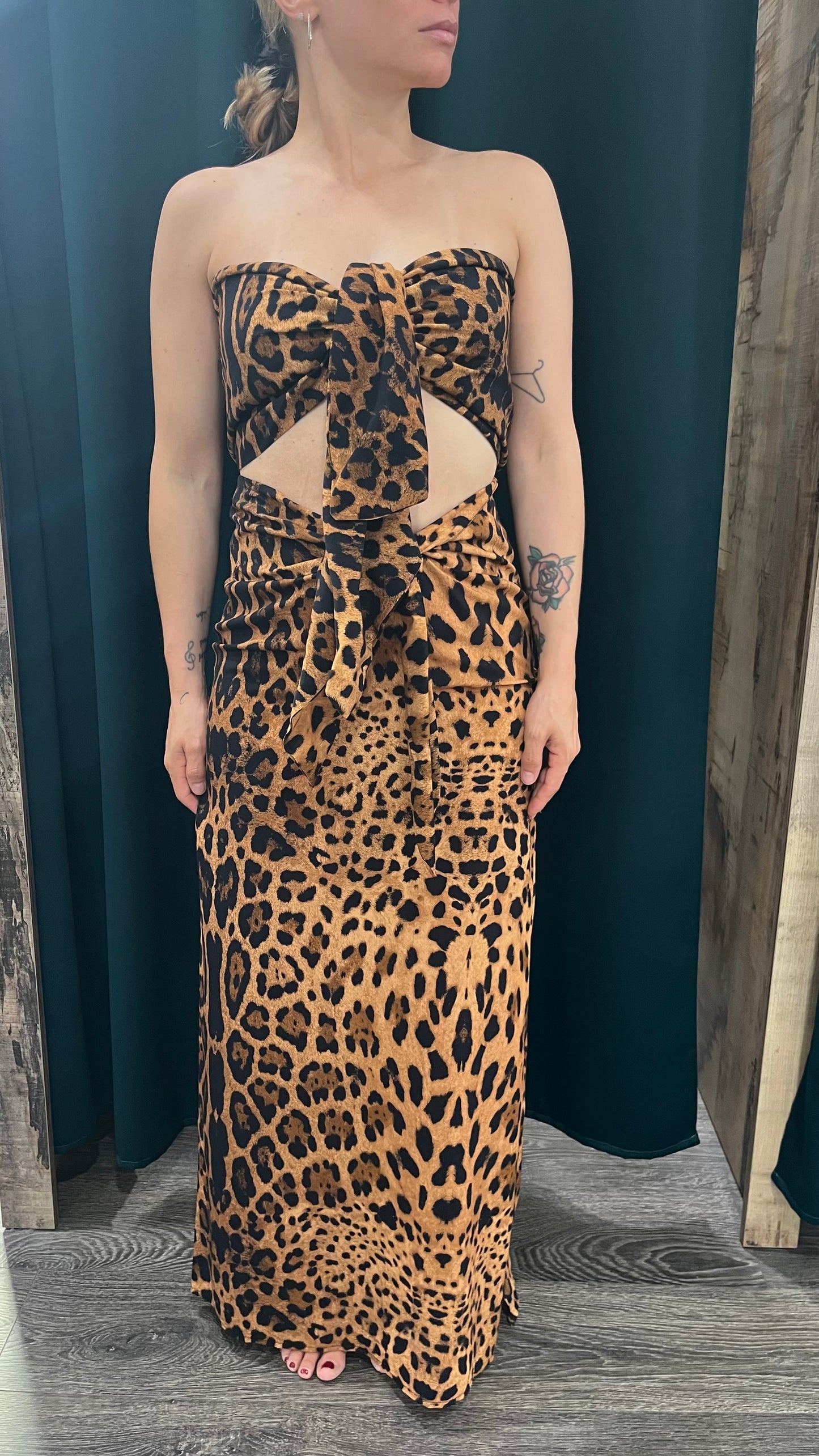 Set Vicolo Top+Gonna Animalier