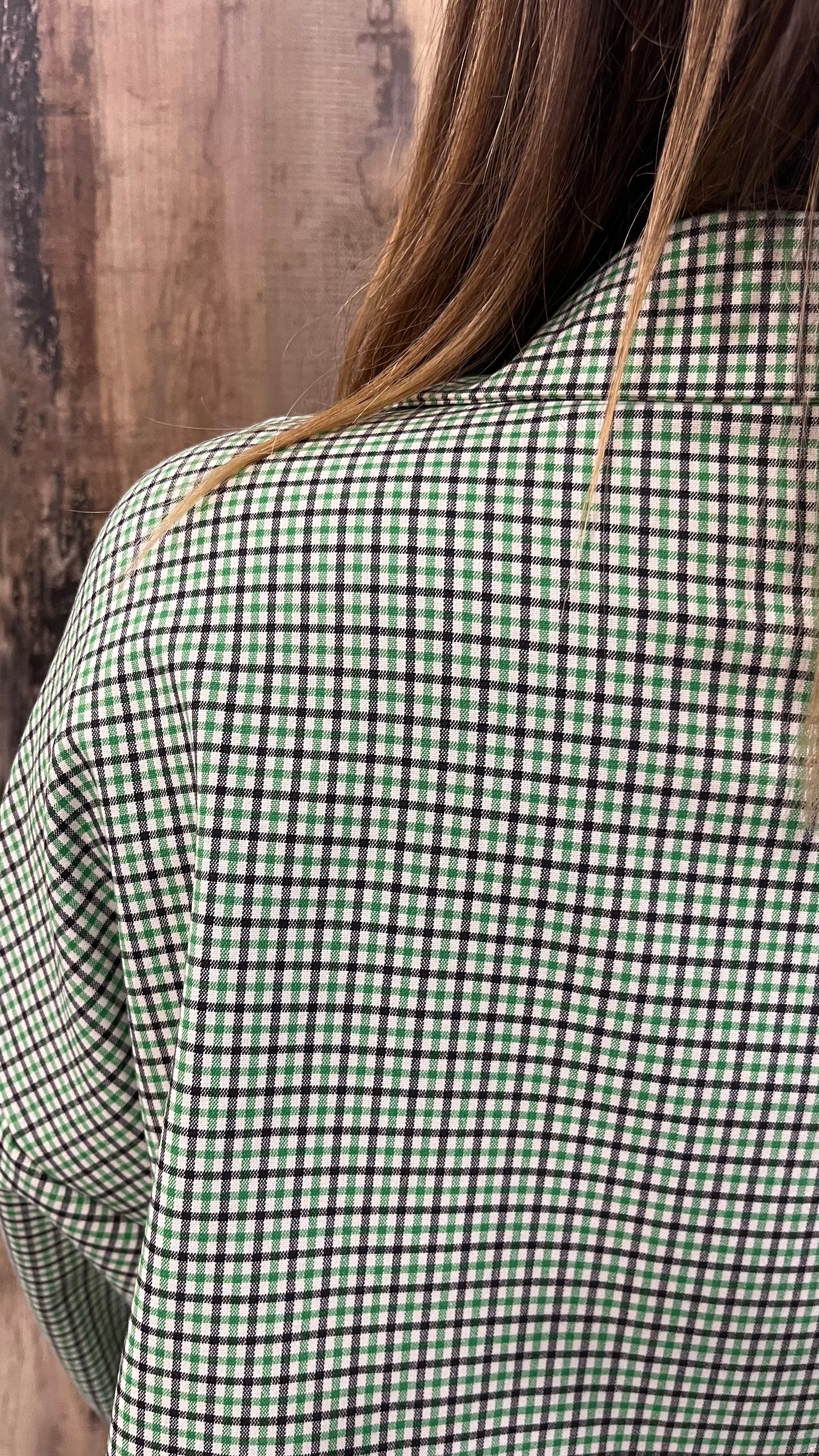 Camicia Quadri con Fiocco