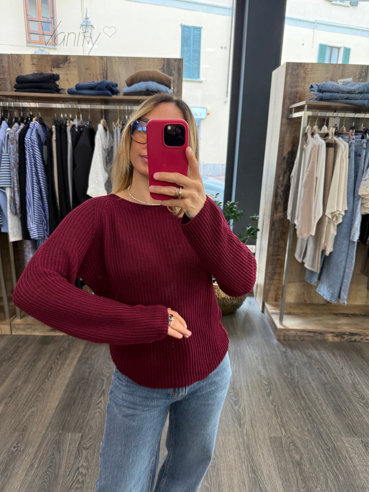 Maglione Kontatto Bordeaux