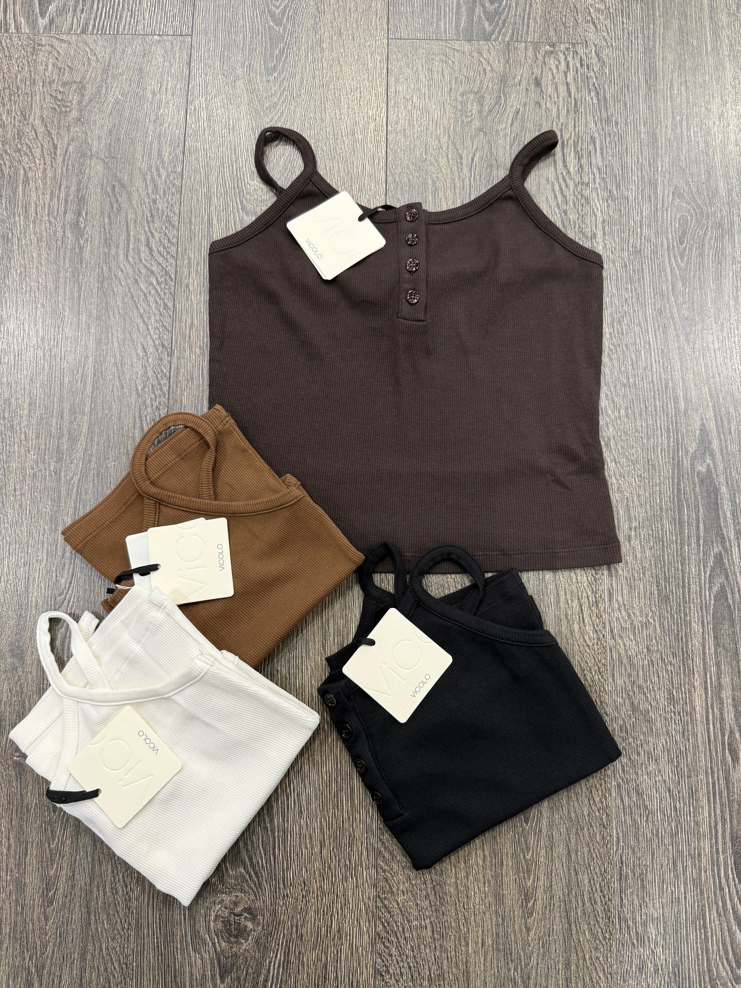 Top Vicolo Con Bottoncini