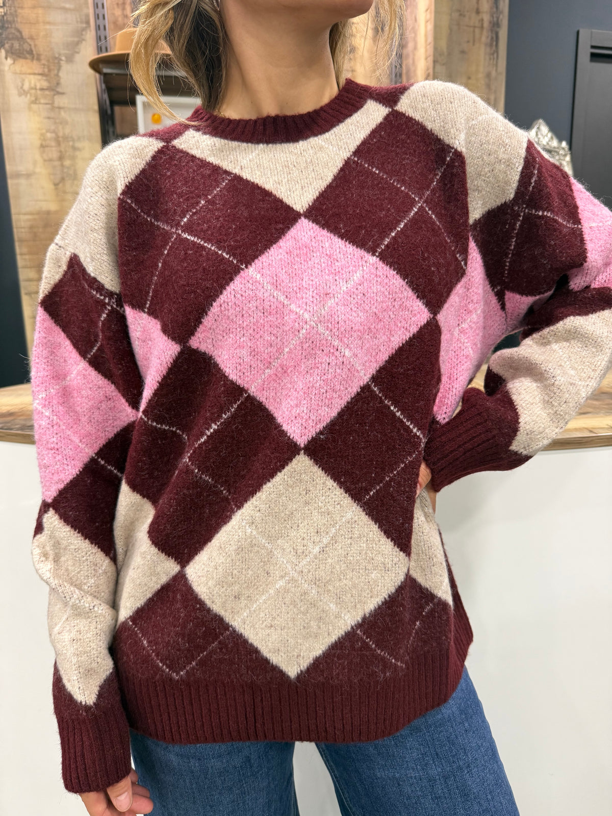 Maglione Duda Rombi