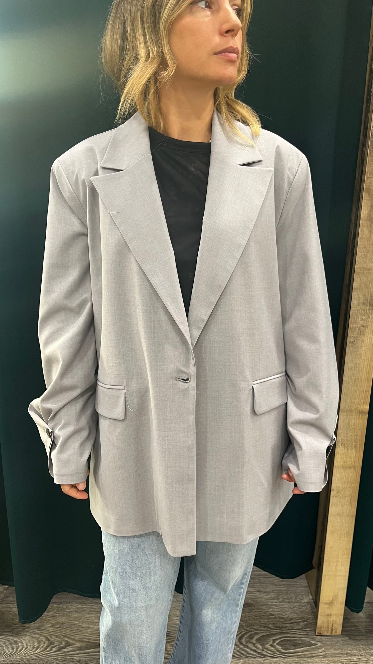Giacca Oversize Grigia